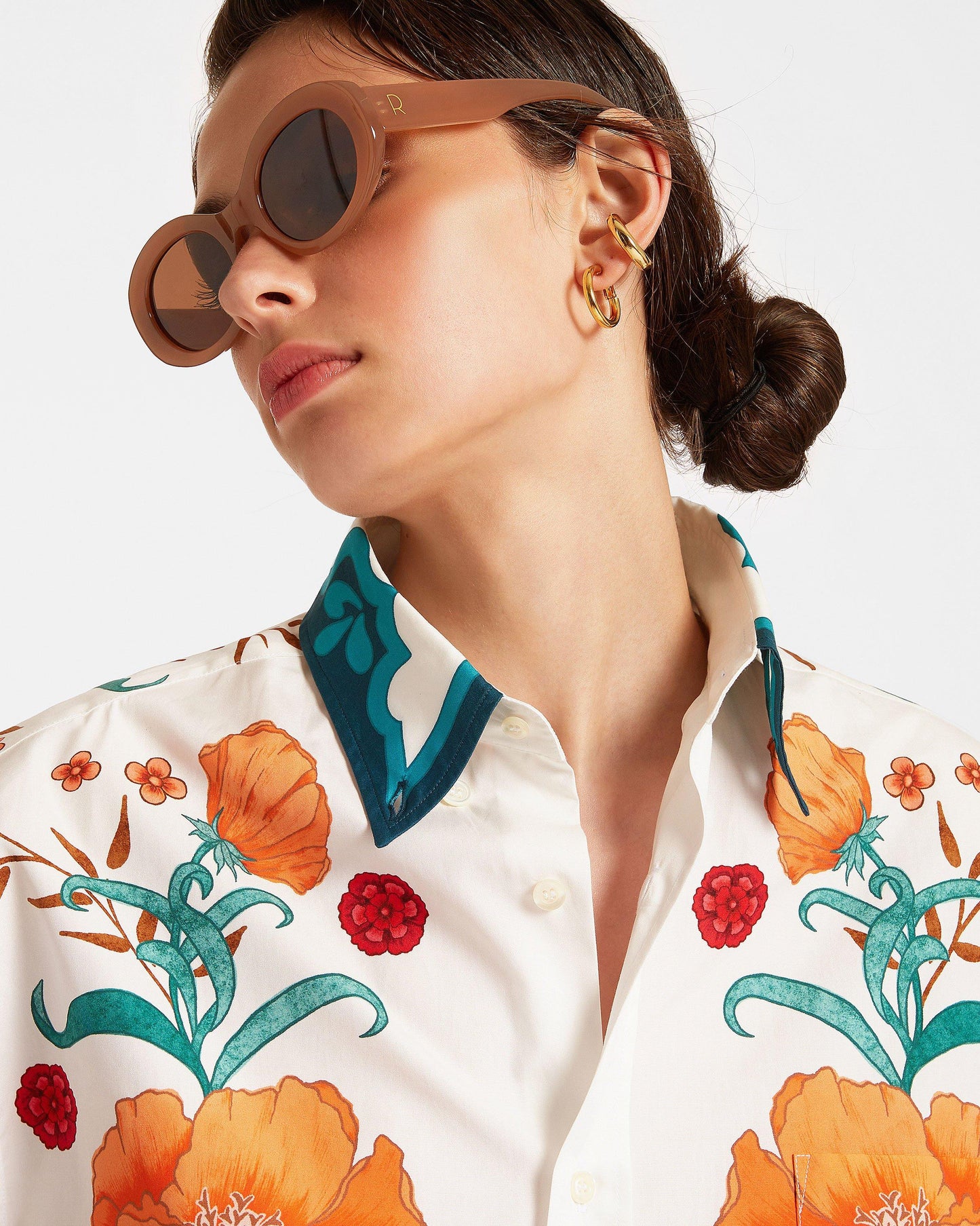 Boyfriend Shirt - Better Than You Boyfriend's Shirt Morpheus Placée Orange Detail