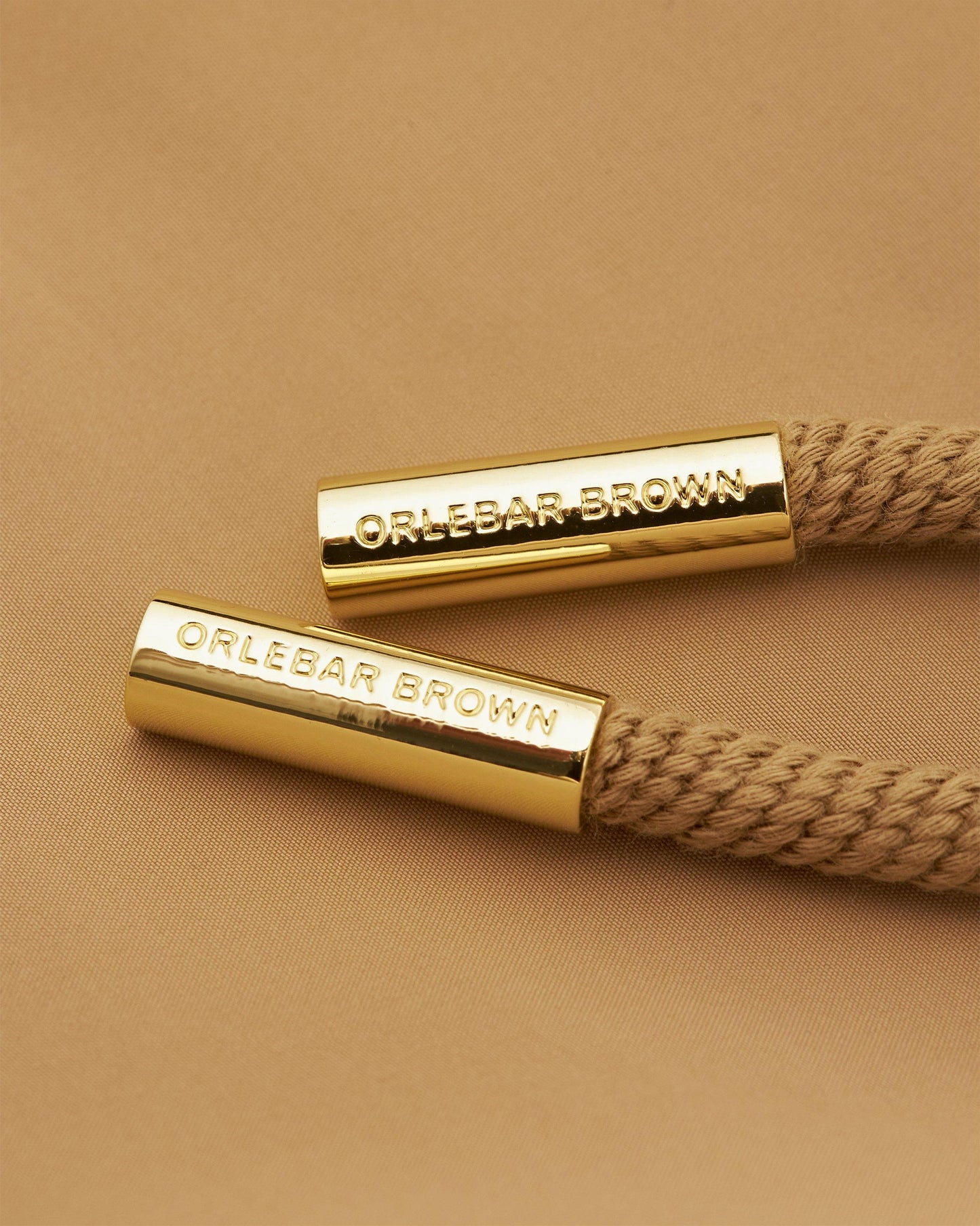 Bulldog Drawcord - Mens Biscuit Mid-Length Drawcord Swim Shorts Detail View