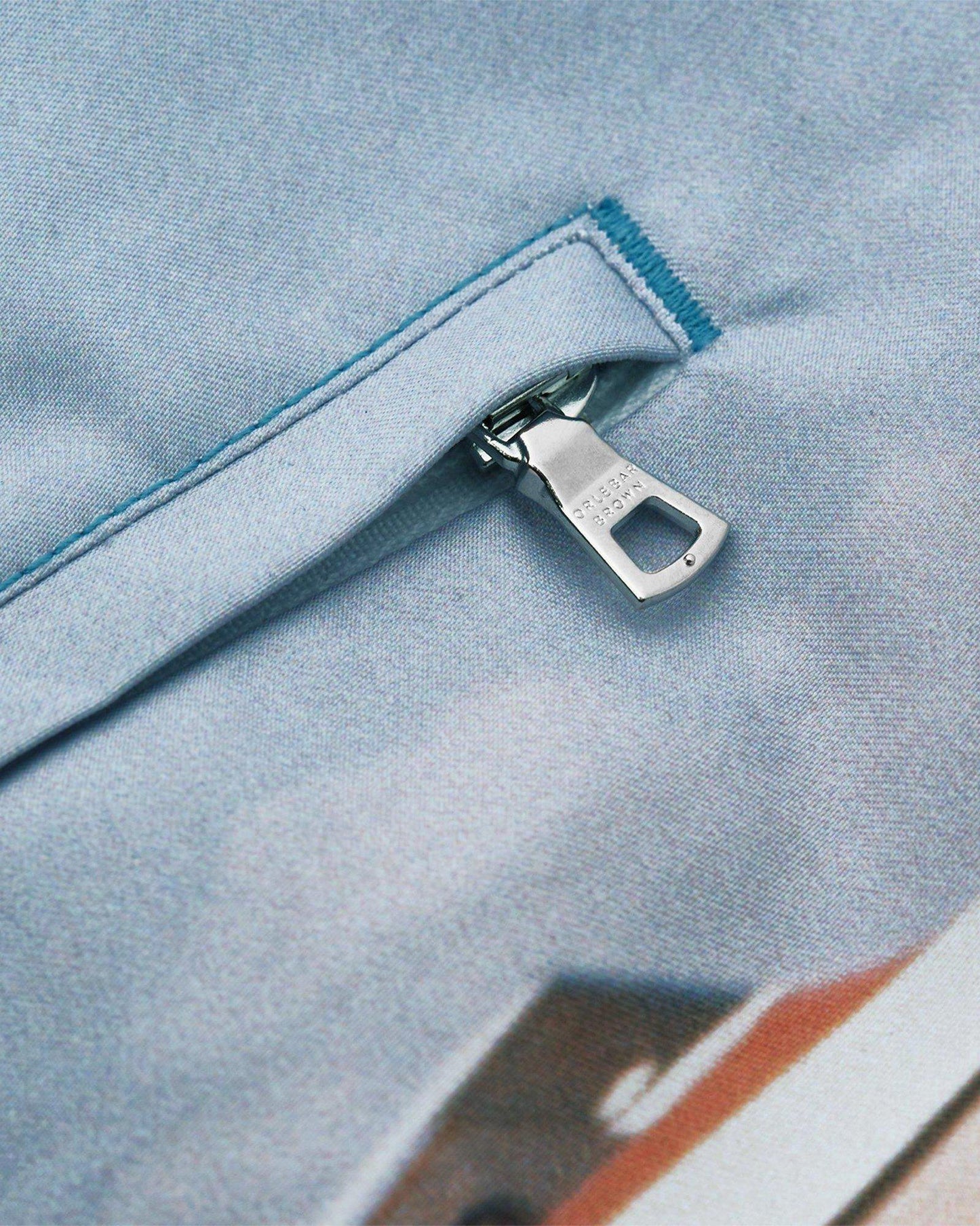 Bulldog - Mens 007 Live And Let Die Mid-Length Swim Shorts Zip Detail