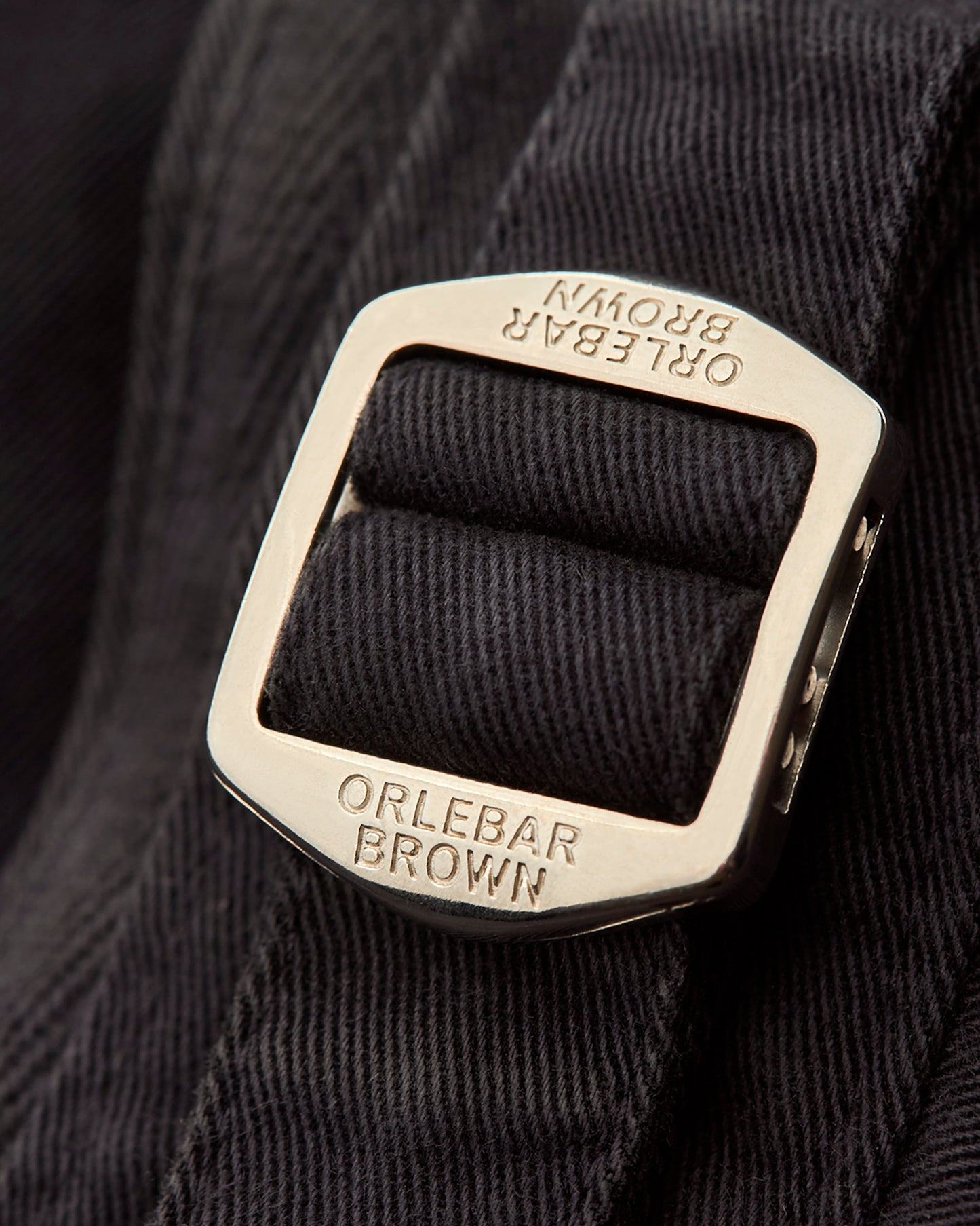 Bulldog - Mid-Length Stretch-Cotton Shorts in Volcano Ash Detail Buckle