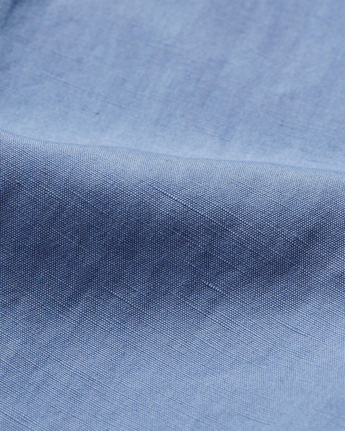 Carsyn - Slim Fit Tapered Cotton-Linen Trousers Woven In Italy in Springfield Blue Detail Ott