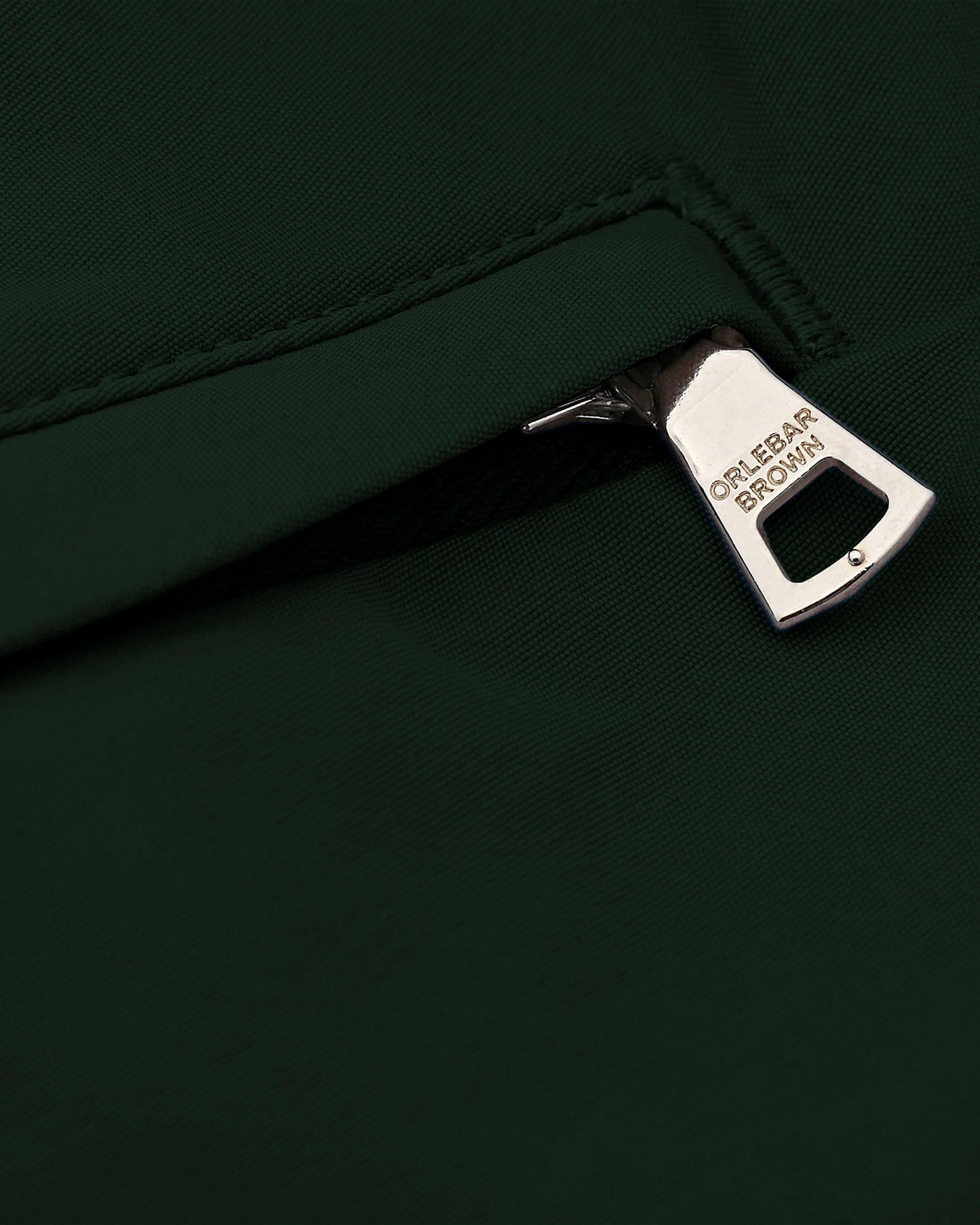 Dane - Longer-Length Swim Shorts In Amazonian Green Detail Zip