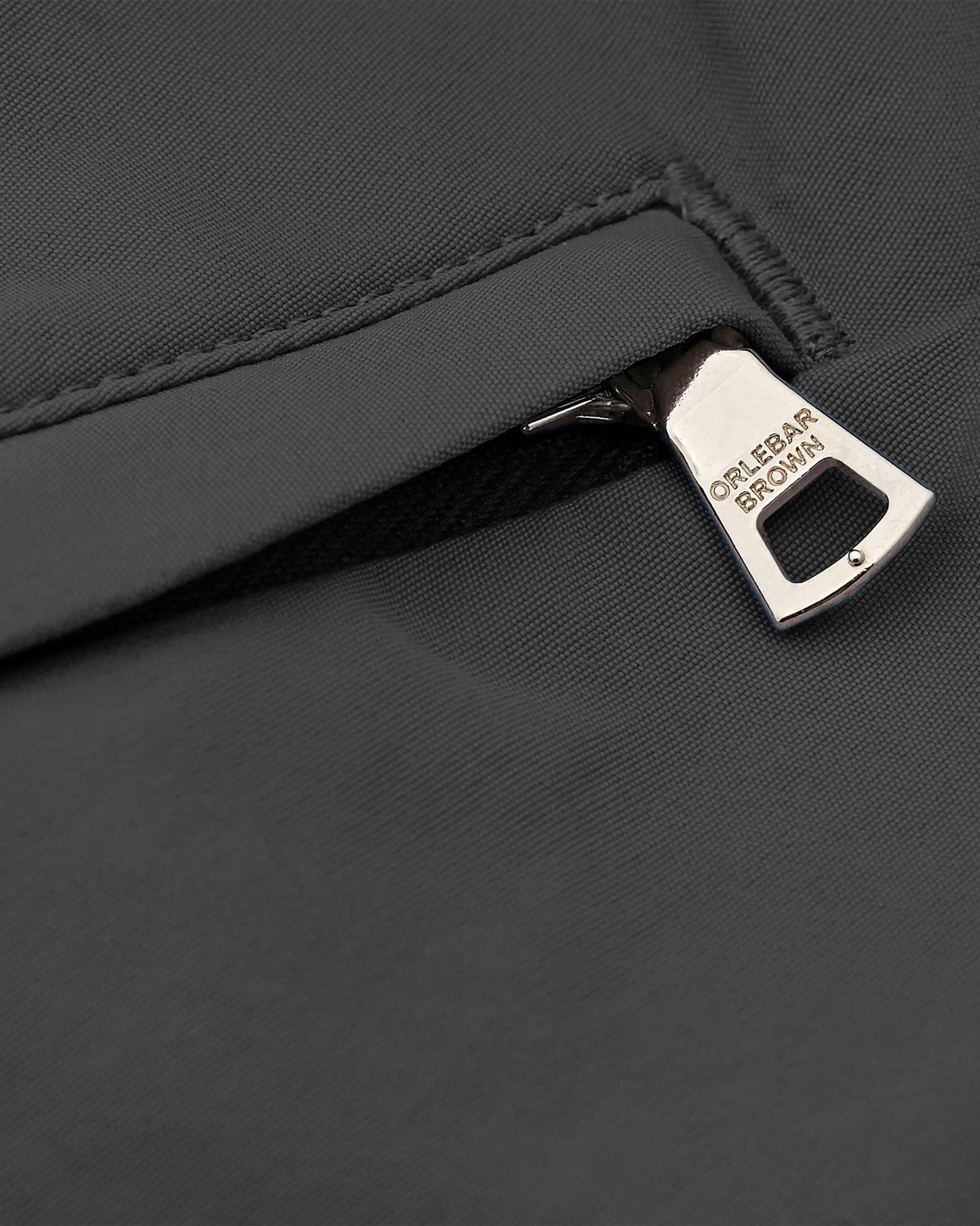 Dane - Longer-Length Swim Shorts In Storm Grey Detail Zip