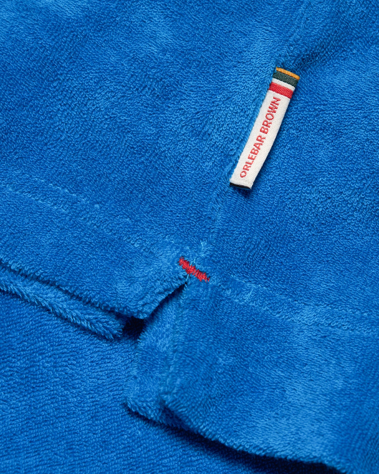 Digby - Kids' Towelling Resort Polo Shirt In Nova Blue Detail 1 View