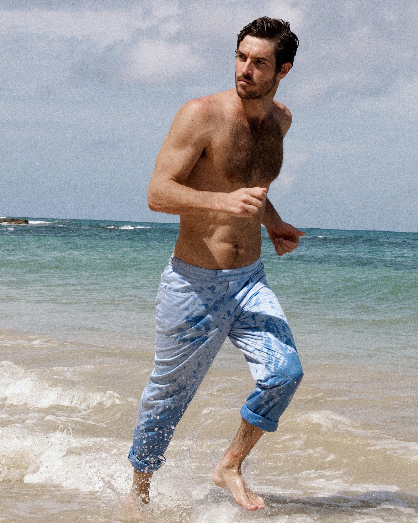 Dr. No Trousers - Mens Riviera 007 Dr. No Tailored Fit Trousers Campaign Image