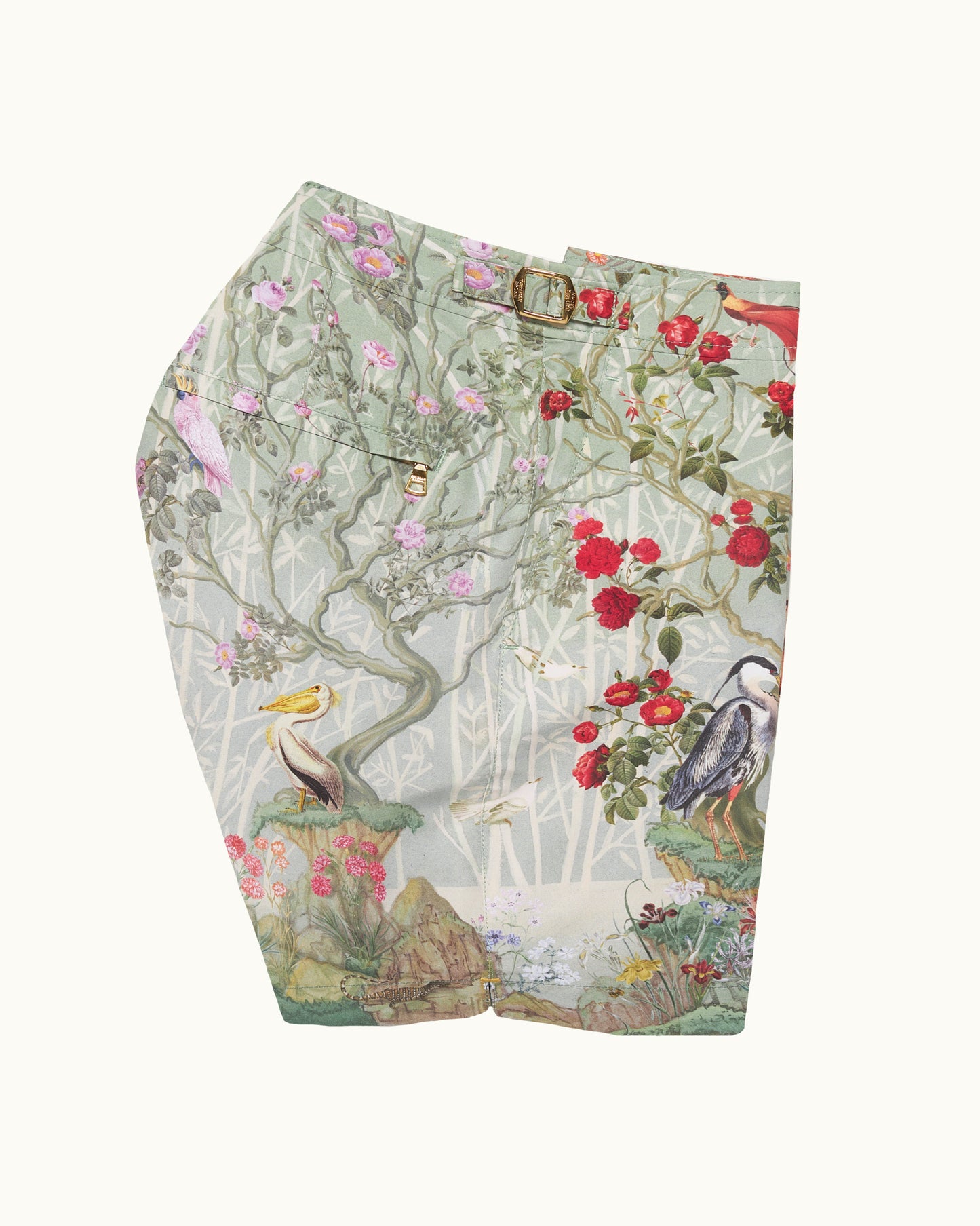 Bulldog - The FAENA Miami Tierra Santa Mid-Length Swim Shorts Woven In France Side