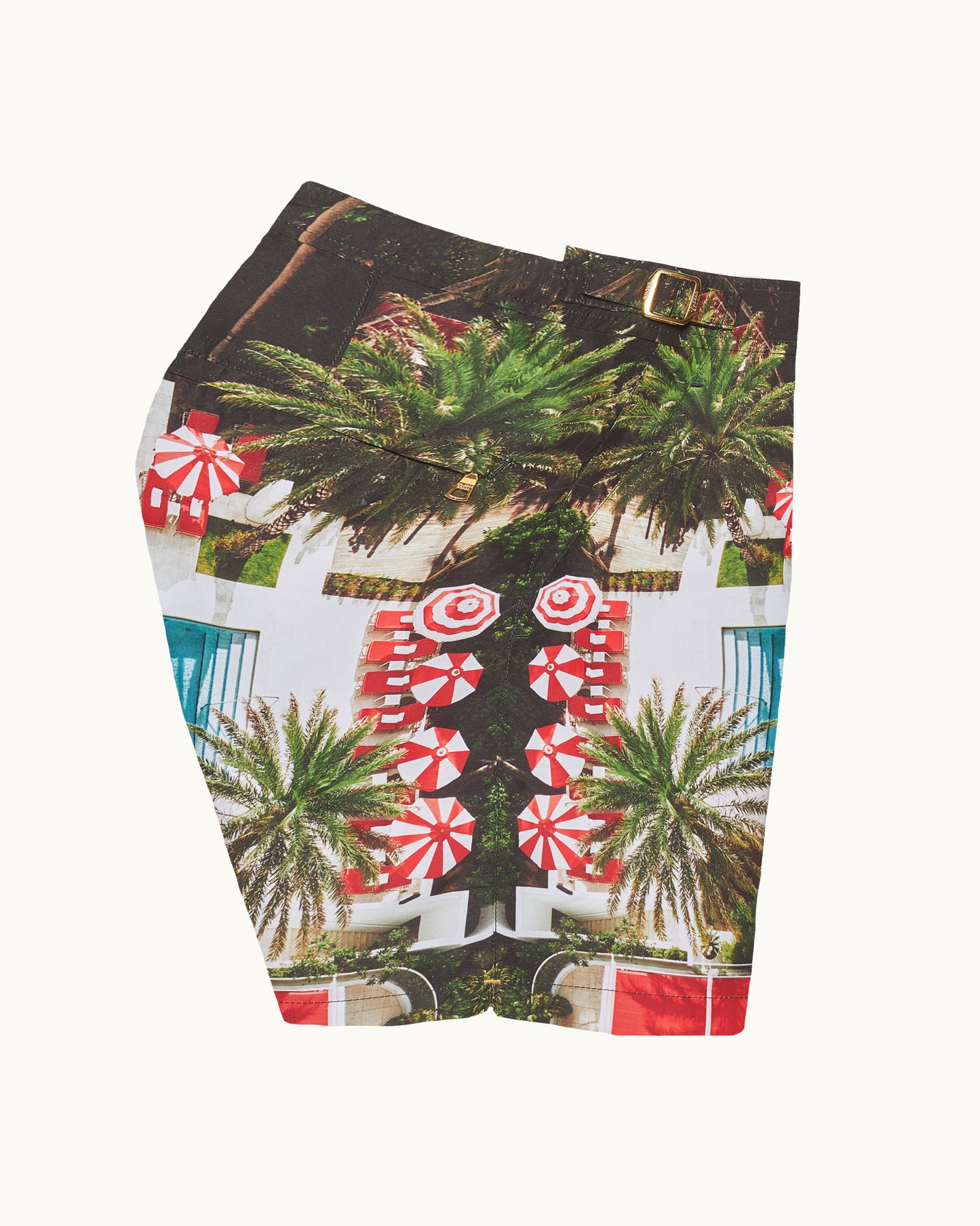 Bulldog - The FAENA Miami Exclusive Mid-Length Swim Shorts Woven In France Side