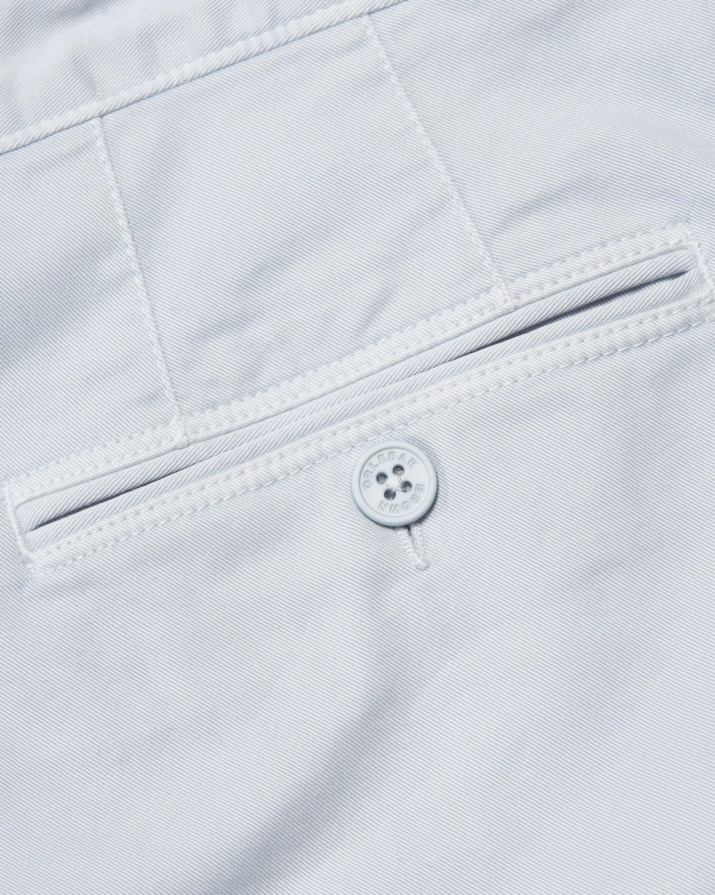 Fallon Stretch-Cotton - Light Sky Pool Tailored Fit Stretch-Cotton Trousers Detail Ott