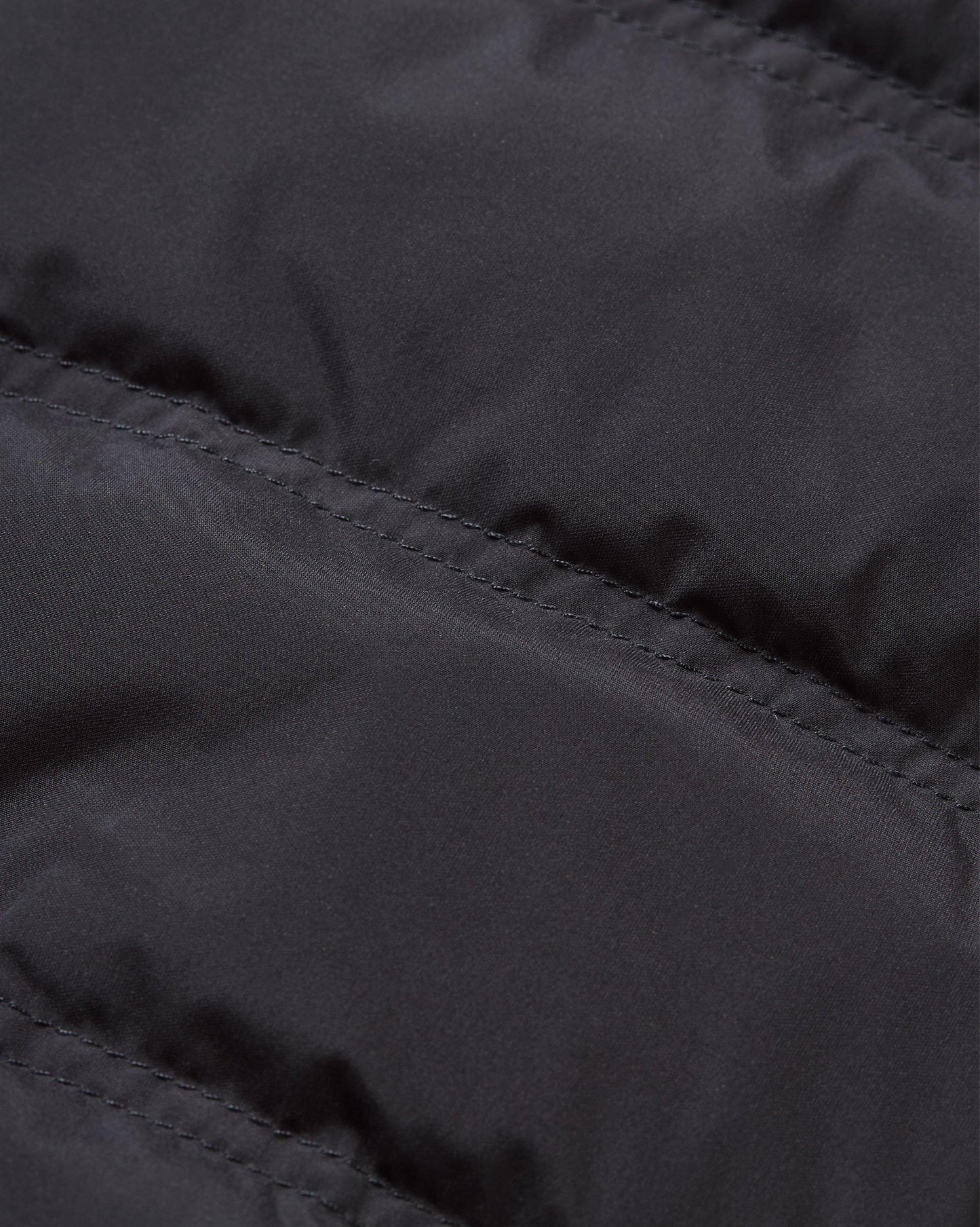 Fitzroy - Black Down-Filled Merino Knitted Panel Gilet Detail Ott