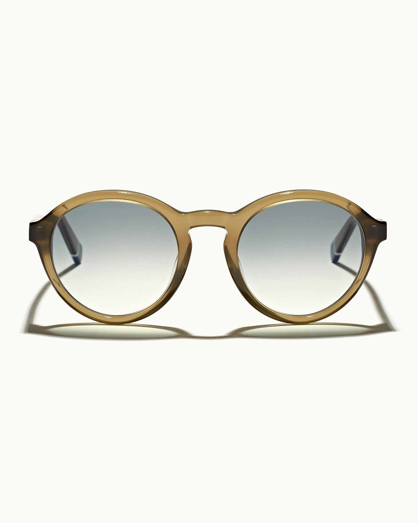 Harlyn - Mens Sage Round Sunglasses Detail 3 View