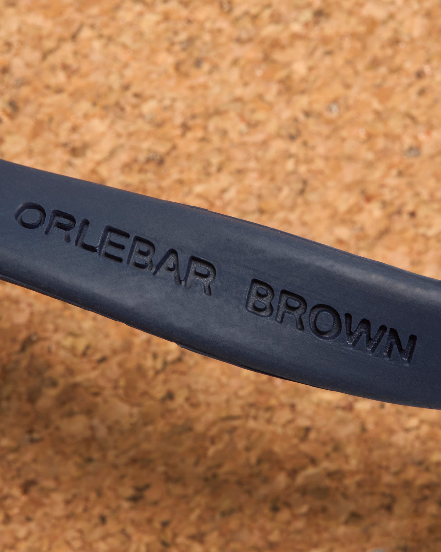 Haston Cork - Navy O.B Stripe Cork Flip Flops Detail 2