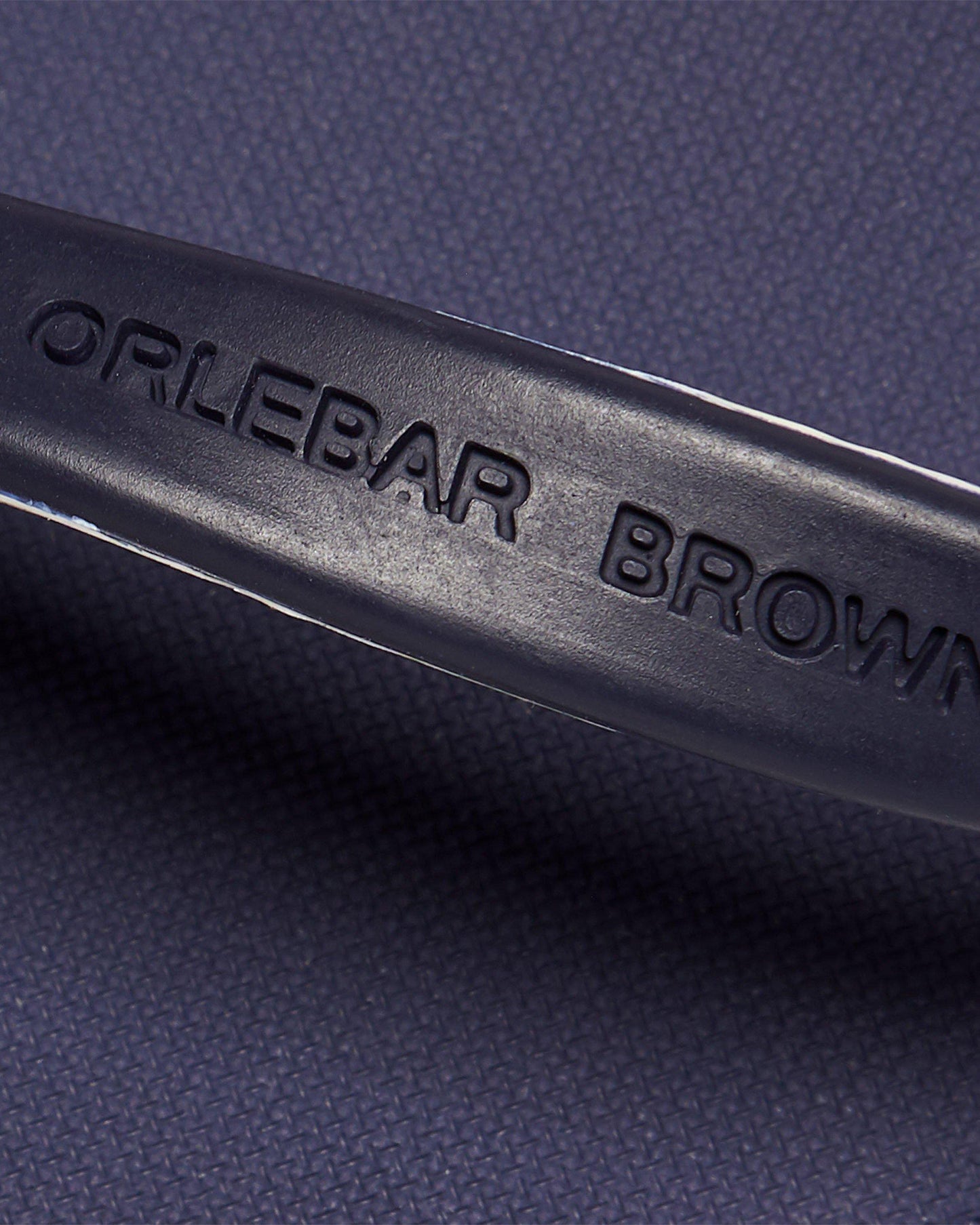 Haston - Mens Navy O.B Logo Flip Flops Detail 3 View