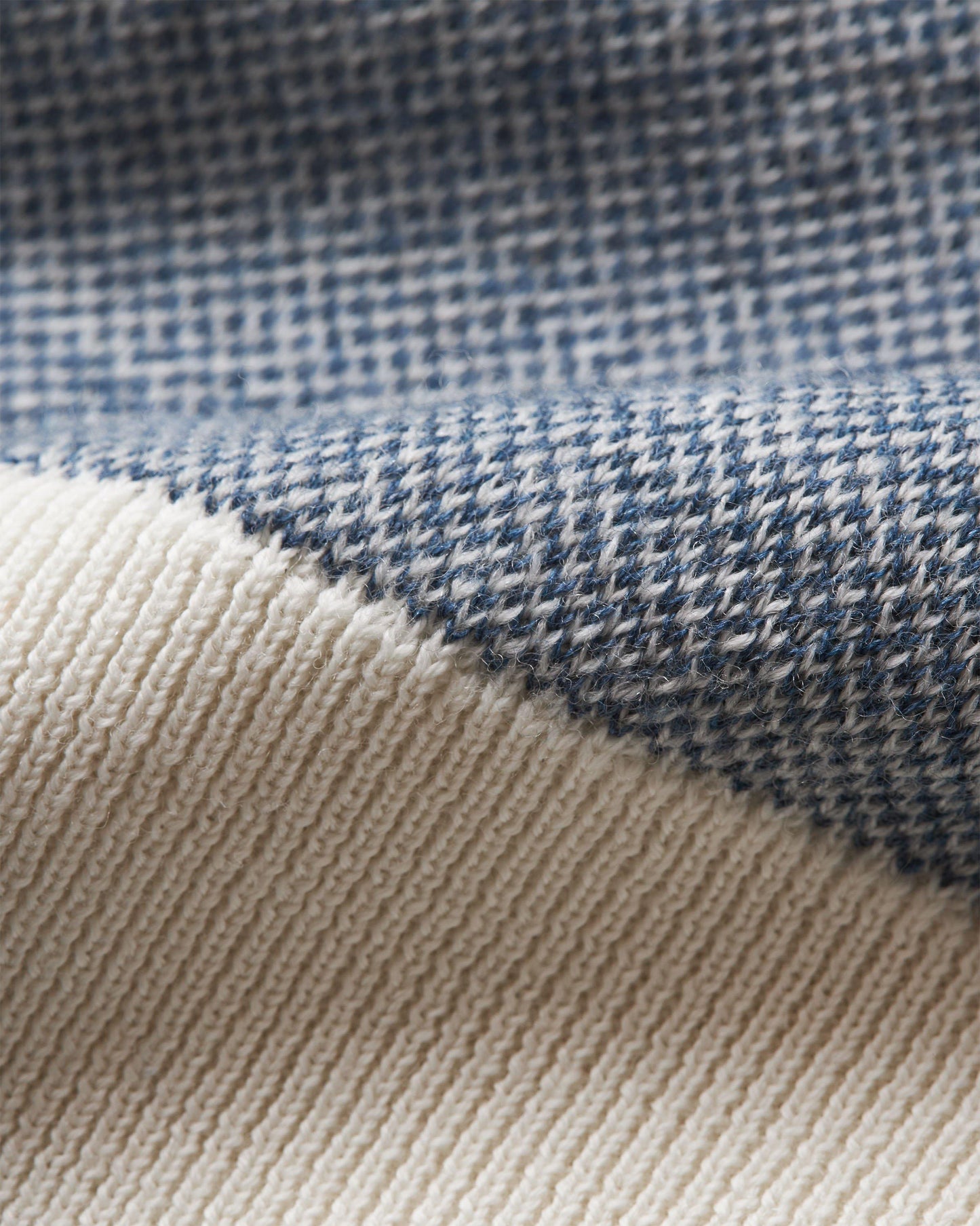 Horton - Contrast Cotton-Merino Polo Shirt Knitted In Italy in Dark Aquamarine/White Sand Detail Ott