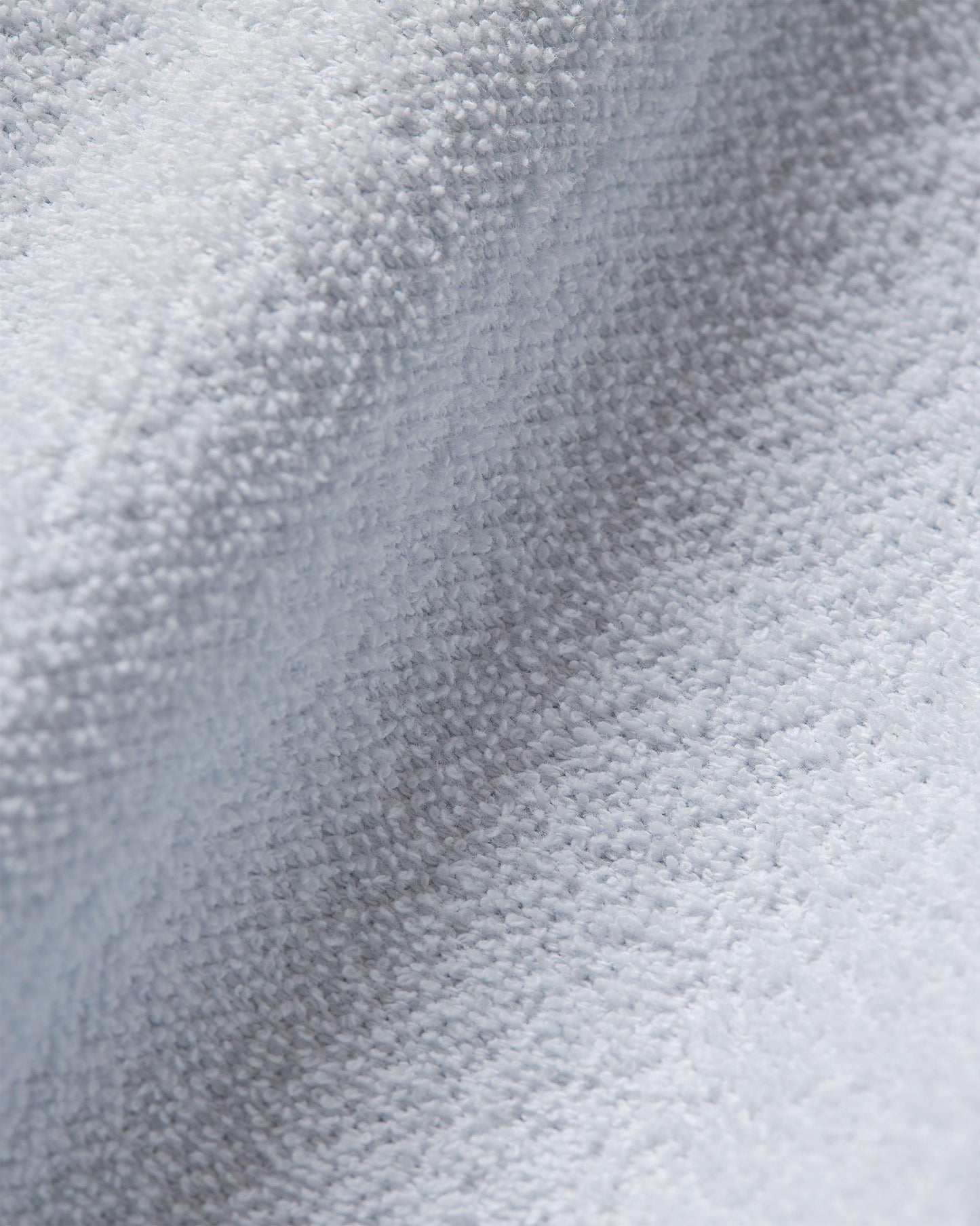 Howell Towelling - Relaxed Fit Capri Collar Cotton Towelling Shirt in Light Sky Pool colour Detail Ott