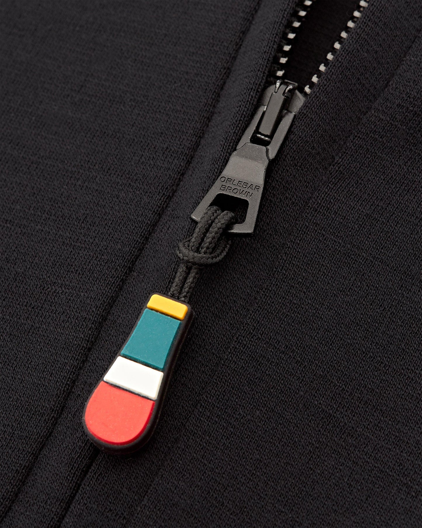 Isar Merino - Mens Classic Fit Half-Zip Funnel Neck Merino Sweatshirt In Night Iris Blue Detail View