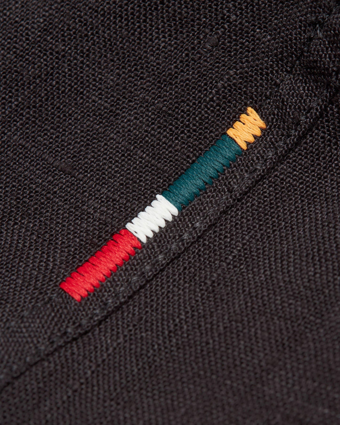 Justin - Volcano Ash Grey Relaxed Fit Classic Collar Laundered Linen Shirt Detail Ott