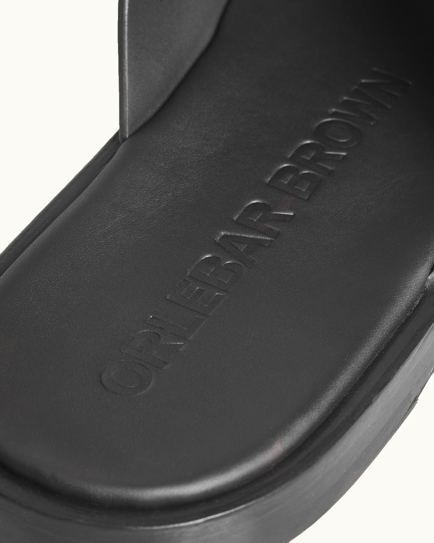 Muro - The Muro Sandal in Black Detail 1 View