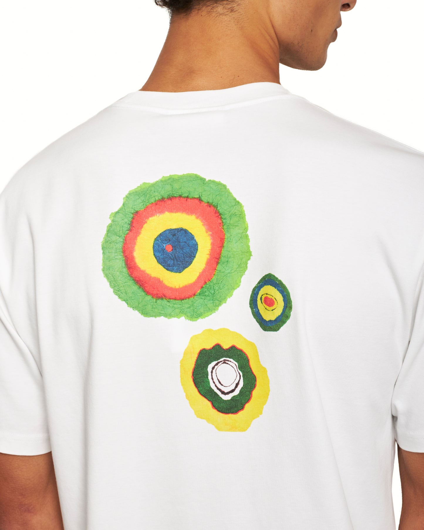Ob Standard T - Classic Fit Cotton T-shirt in Exclusive Burnt Fen Flowers Print Detail 1
