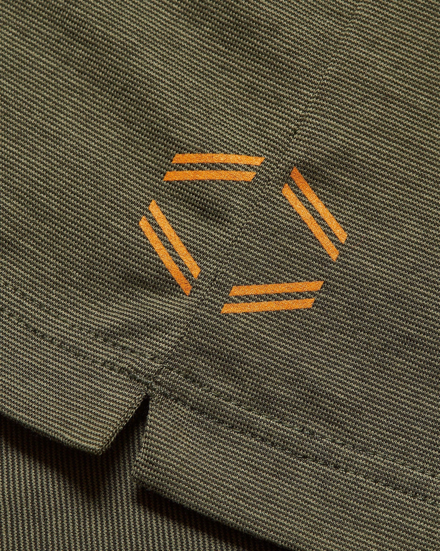 Ob Standard T - Verde Turbine/Arancio Apodis Classic Fit 'Automobili Lamborghini' Logo Print T-shirt Detail Other