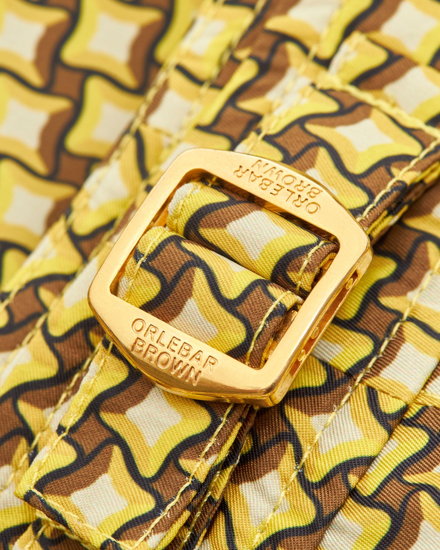 Setter - Shorter-Length Piscina Print Swim Shorts in Eldorado Detail Buckle