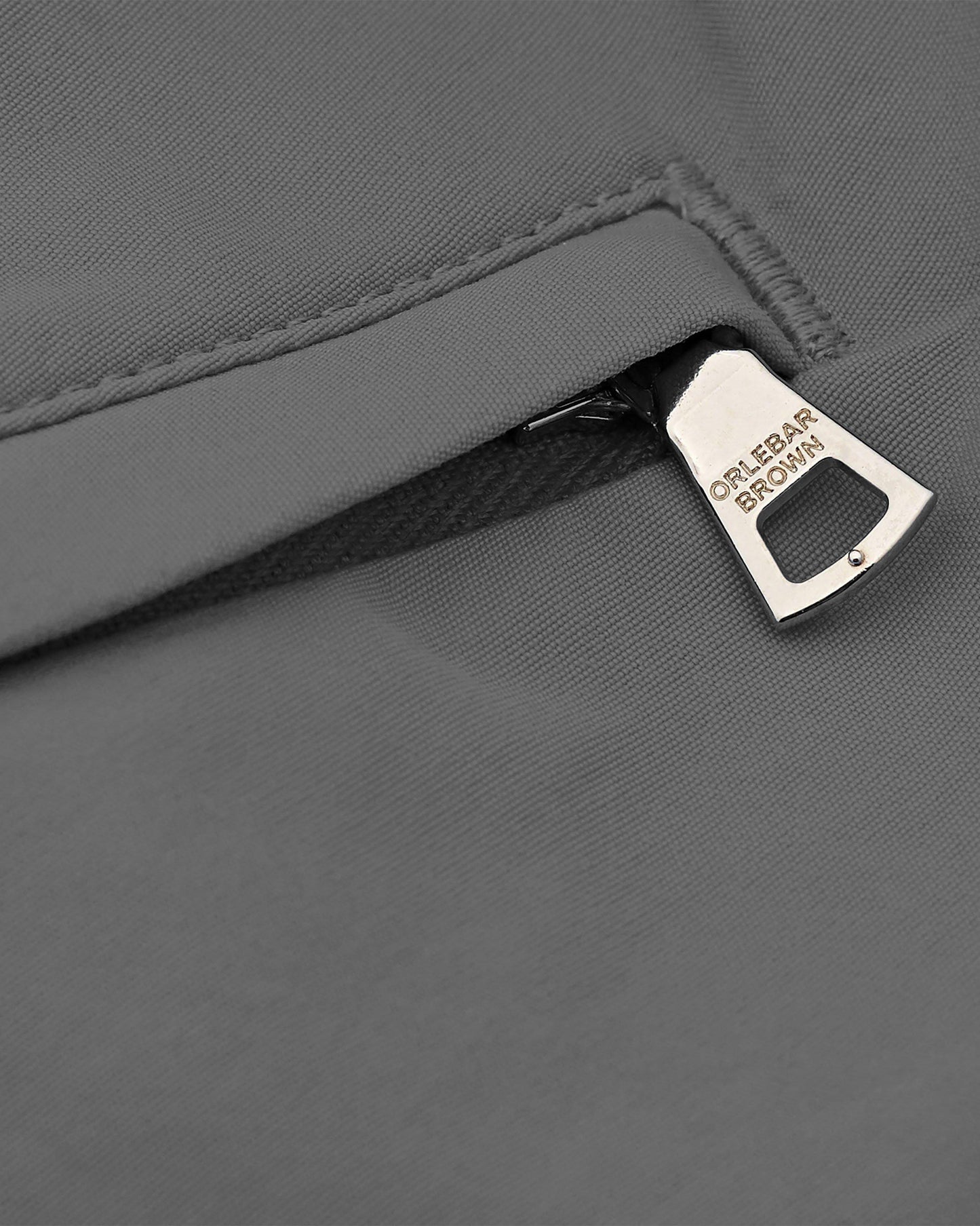 Springer - Our Shortest-Length Swim Short In Storm Grey Detail Zip