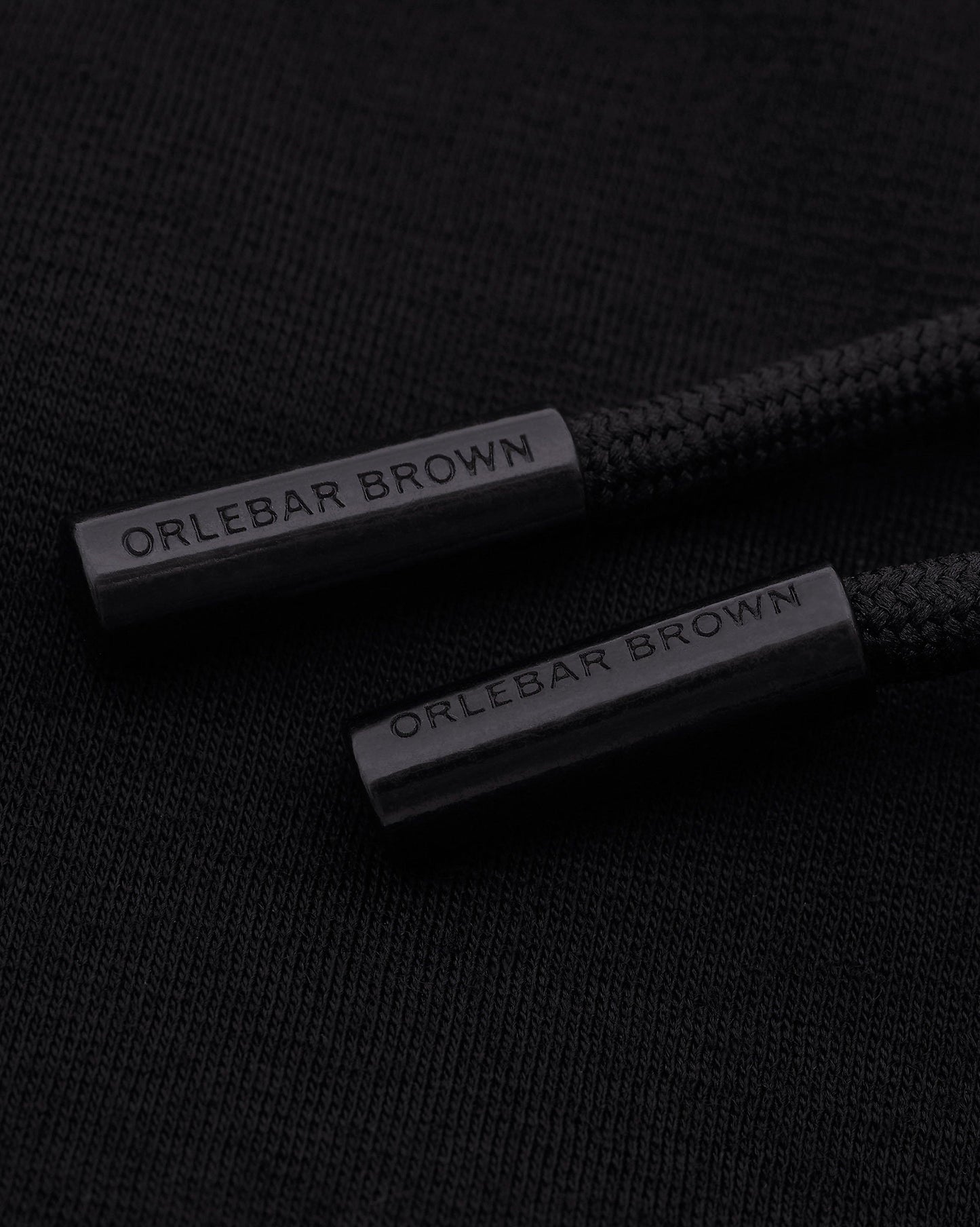 Struma Merino - Black Classic Fit Merino Sweatpants Detail Other