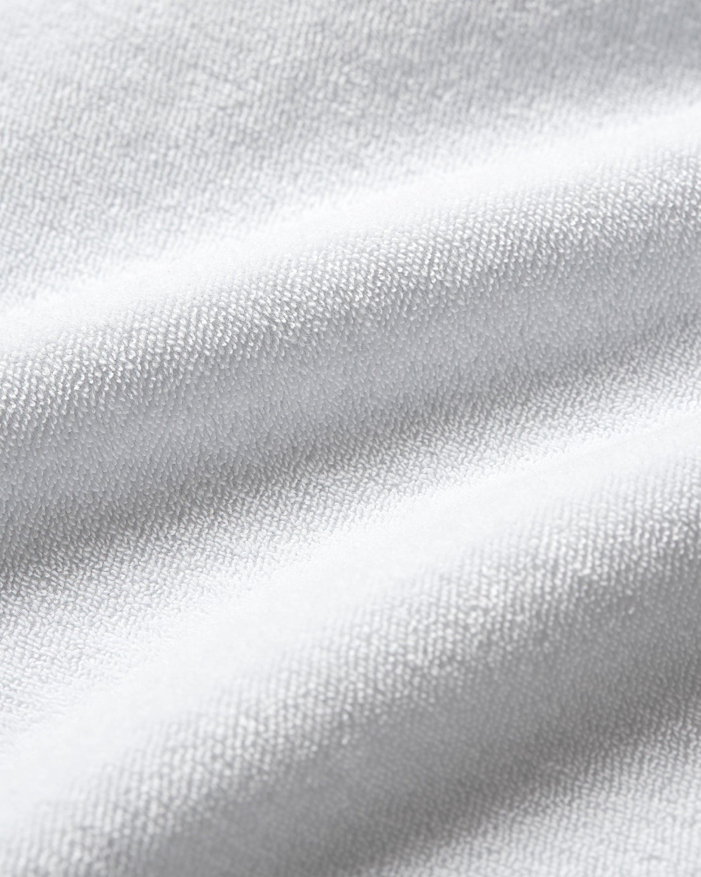 Terry Towelling - Light Sky Pool Tailored Fit Organic Cotton Towelling Resort Polo Shirt Detail Ott