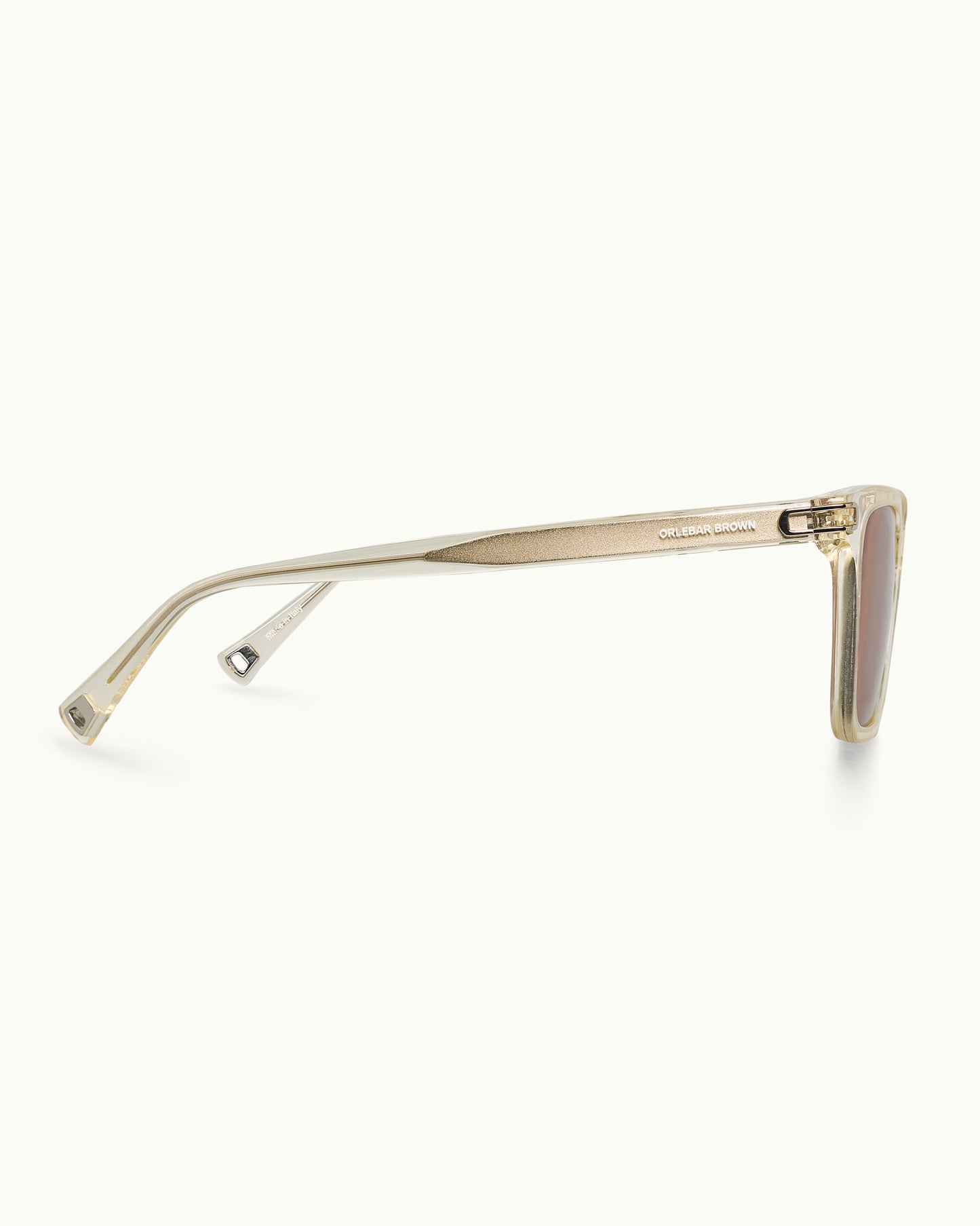 The Robbie - The Robbie Sunglasses in Champagne/Dark Rose Accessory Side View