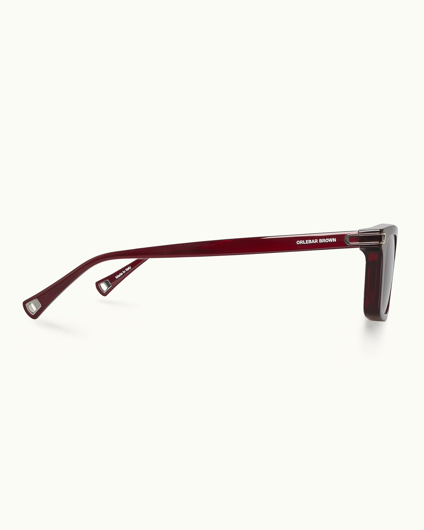 The Robbie - The Robbie Sunglasses in Damson/Dark Blue Side View