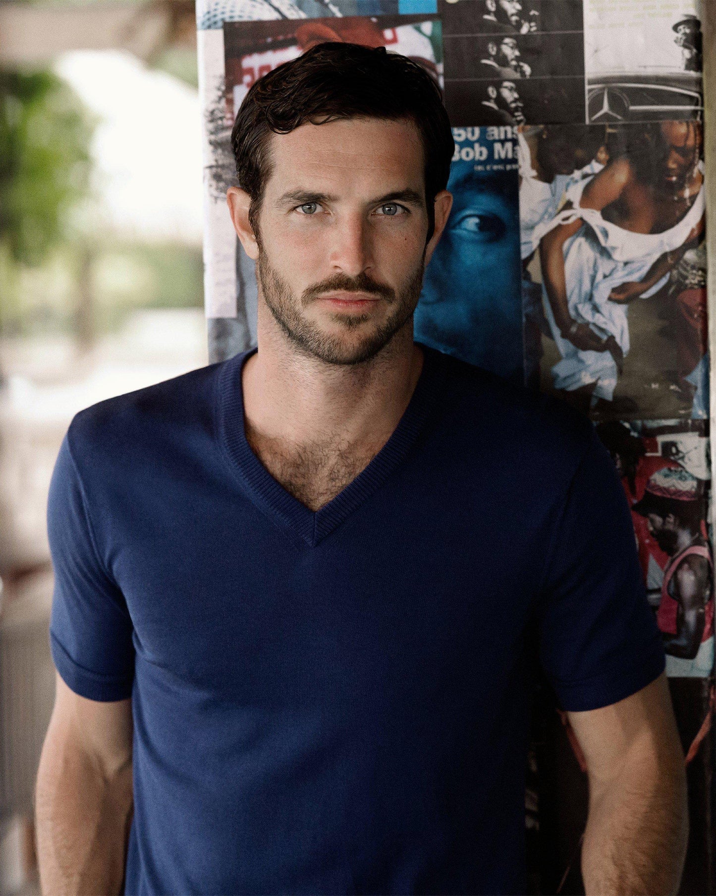 For Your Eyes Only T-Shirt - Mens 007 Blueprint Tailored Fit Silk T-Shirt Campaign Image