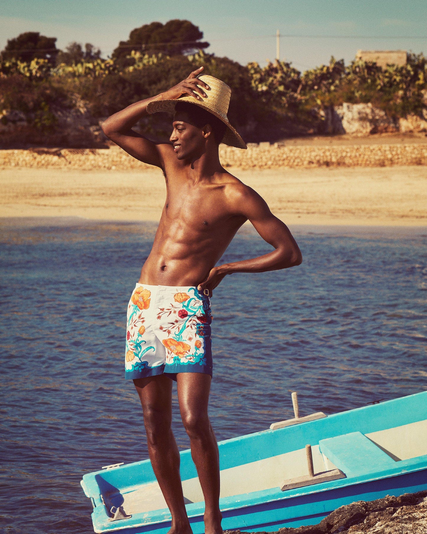 Bulldog - Morpheus Print Mid-Length Swim Shorts Woven In France Campaign