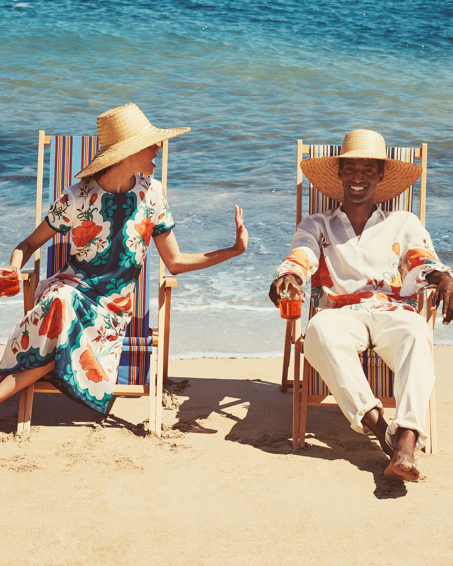 Ridley - Morpheus Print Relaxed Fit Classic Collar Shirt, Multicolour Campaign