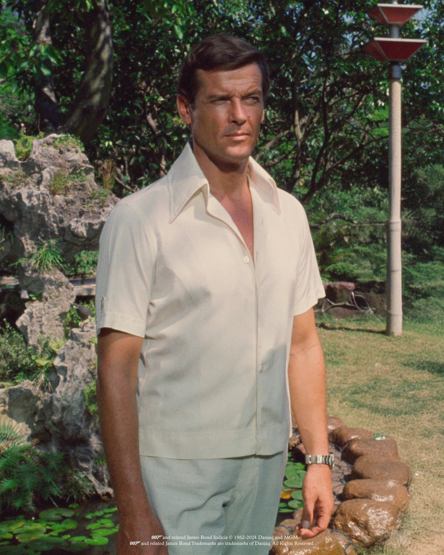 Griffith - Relaxed Fit Towelling Lounge Shirt in Latte