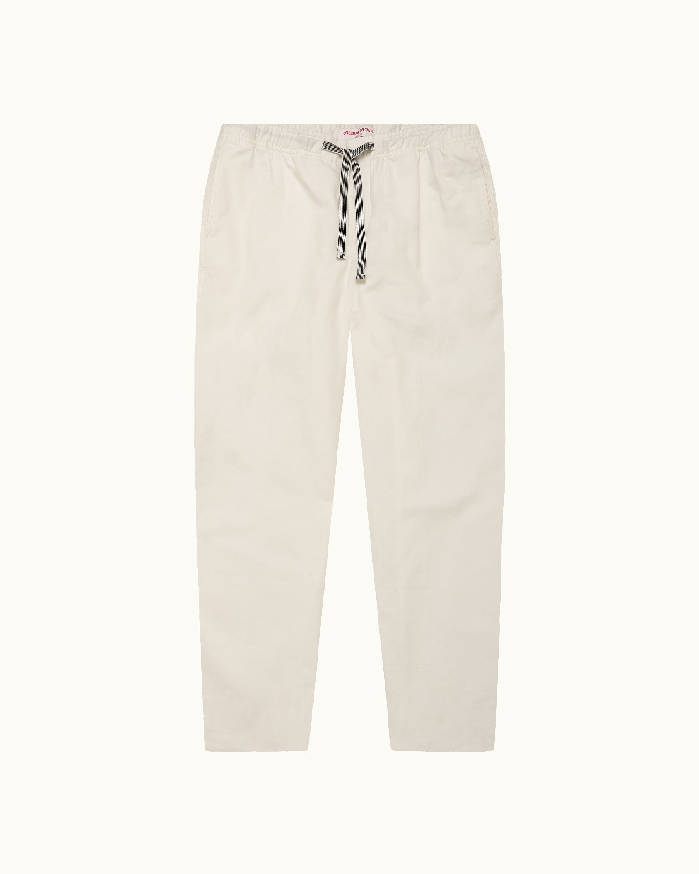Mens Linen Trousers With Smart Press Crease | Orlebar Brown