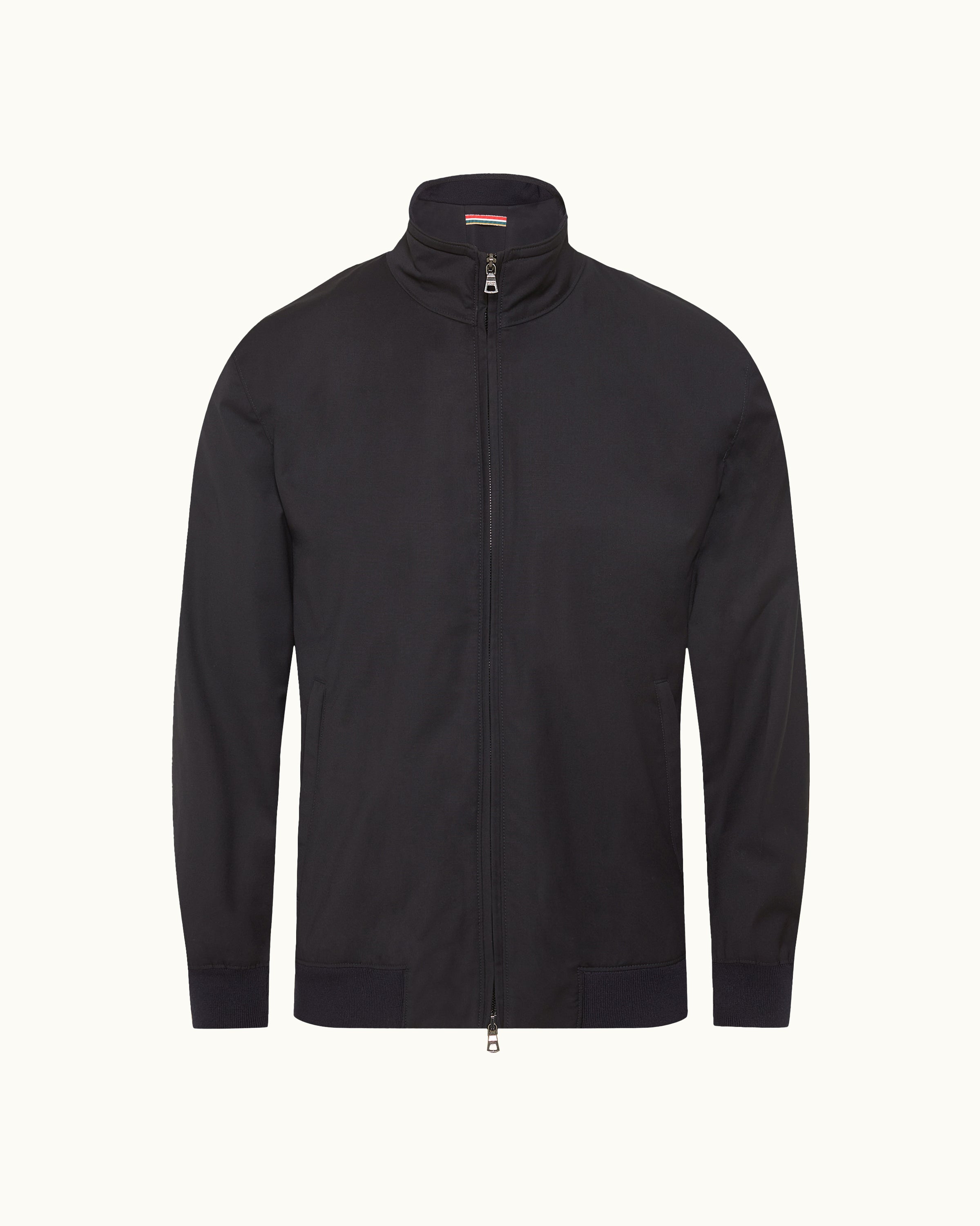 second/layer 21aw ニットポロ Blue Merino Zip Jacket | Designer Casualwear – ORLEBAR BROWN