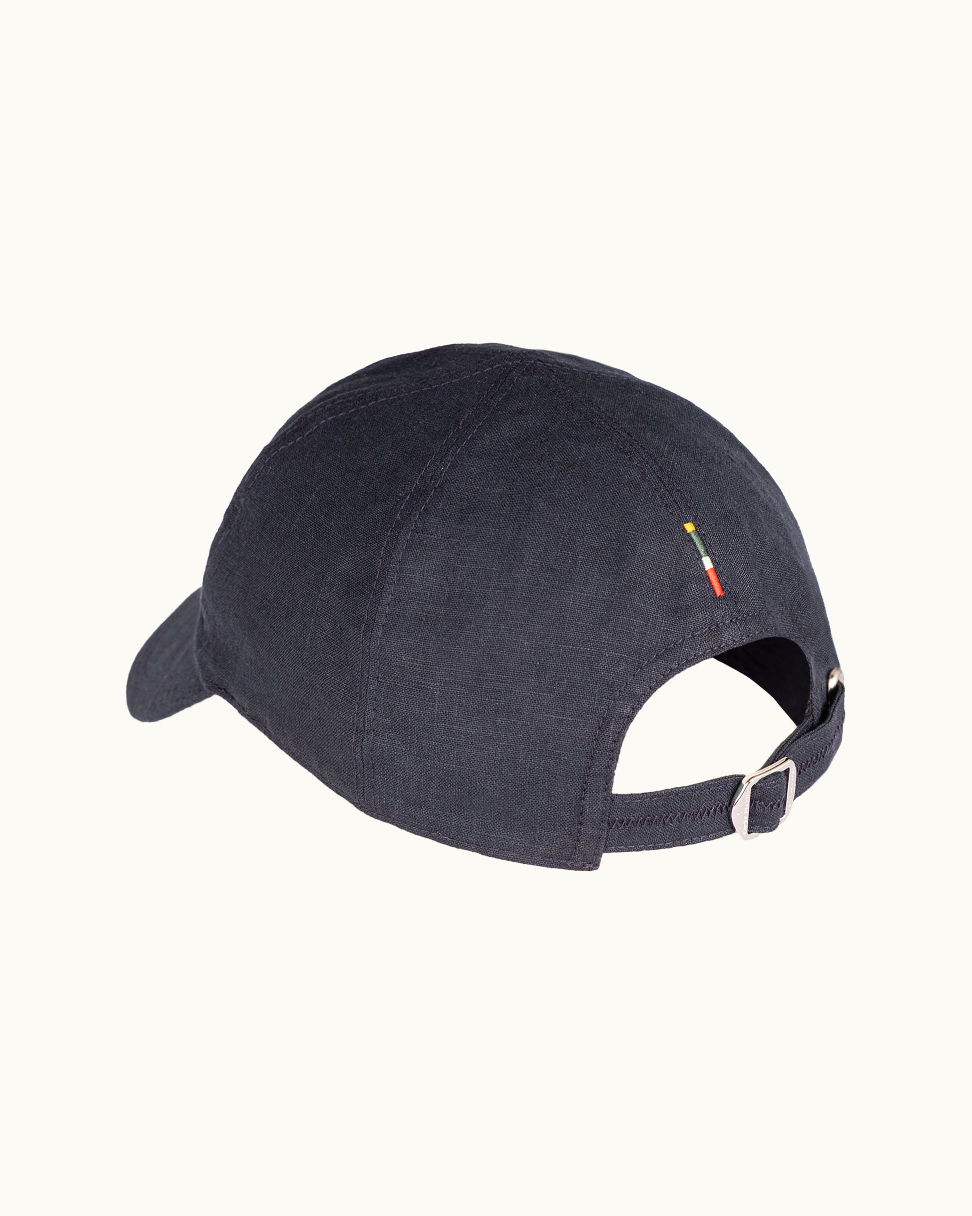 Dark blue baseball cap on a white background