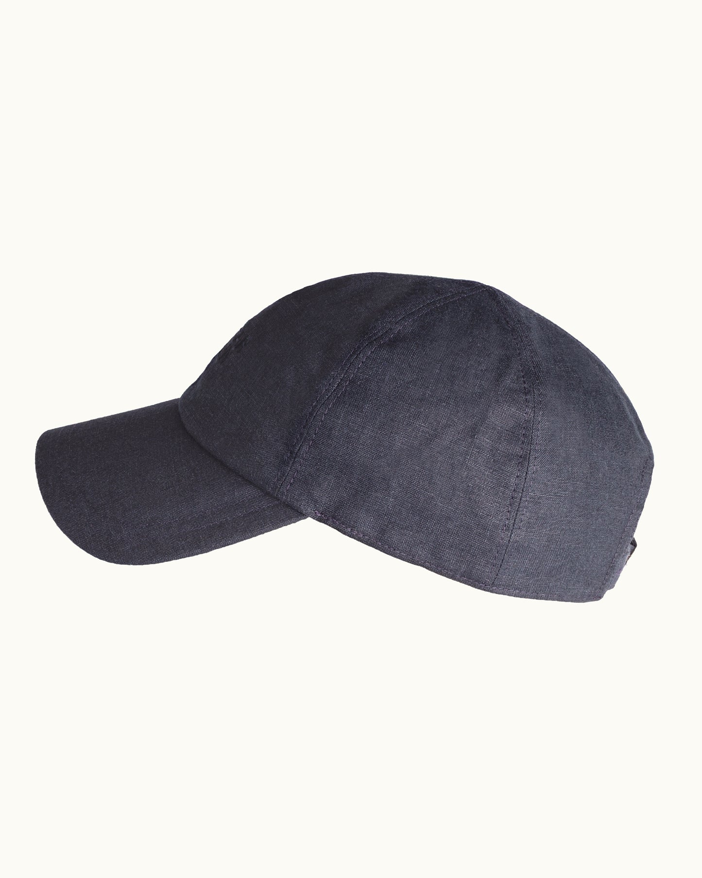 Dark blue baseball cap on a white background