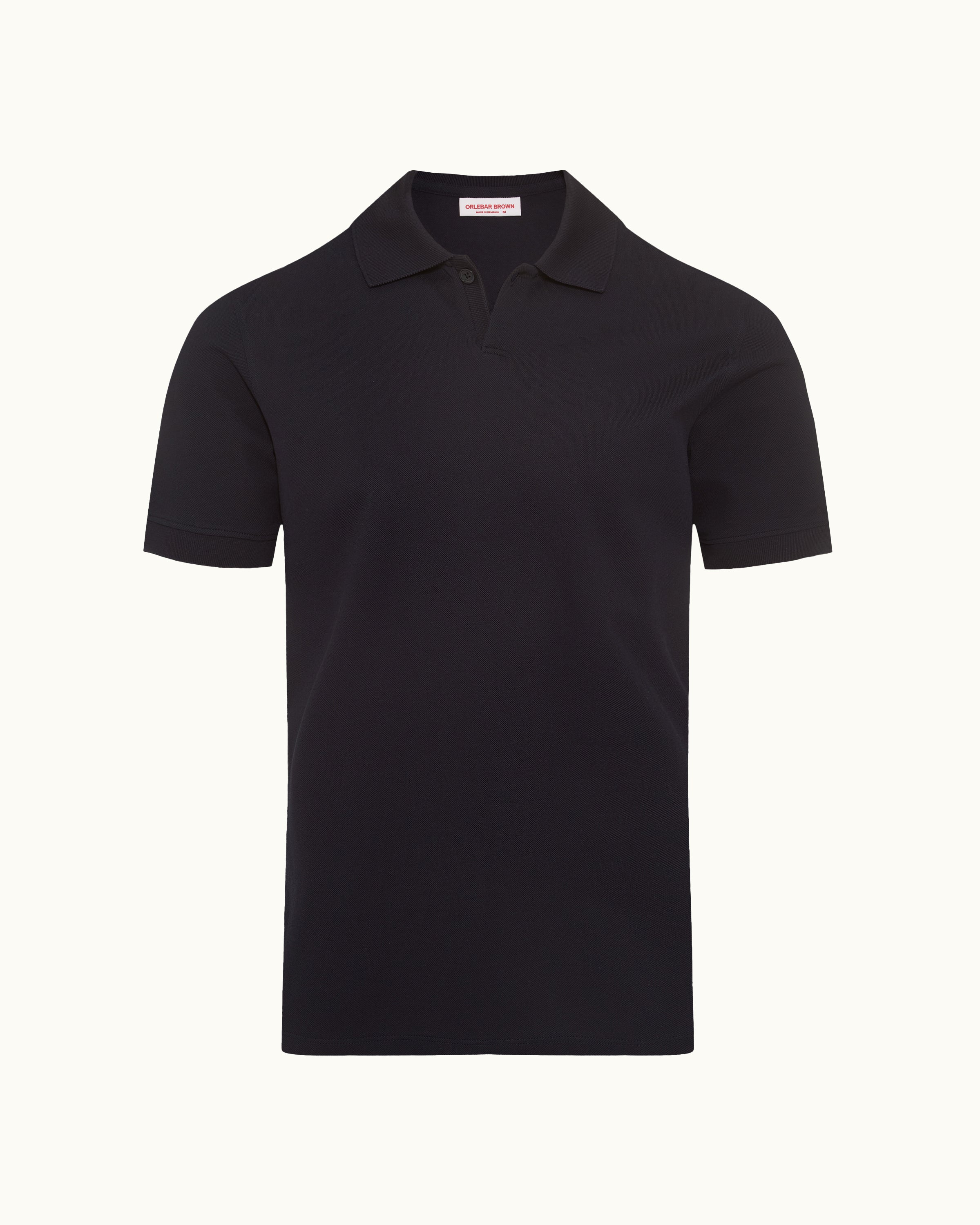 Orlebar Brown | Men's Classic Fit Short Sleeve Pique Stitch Polo