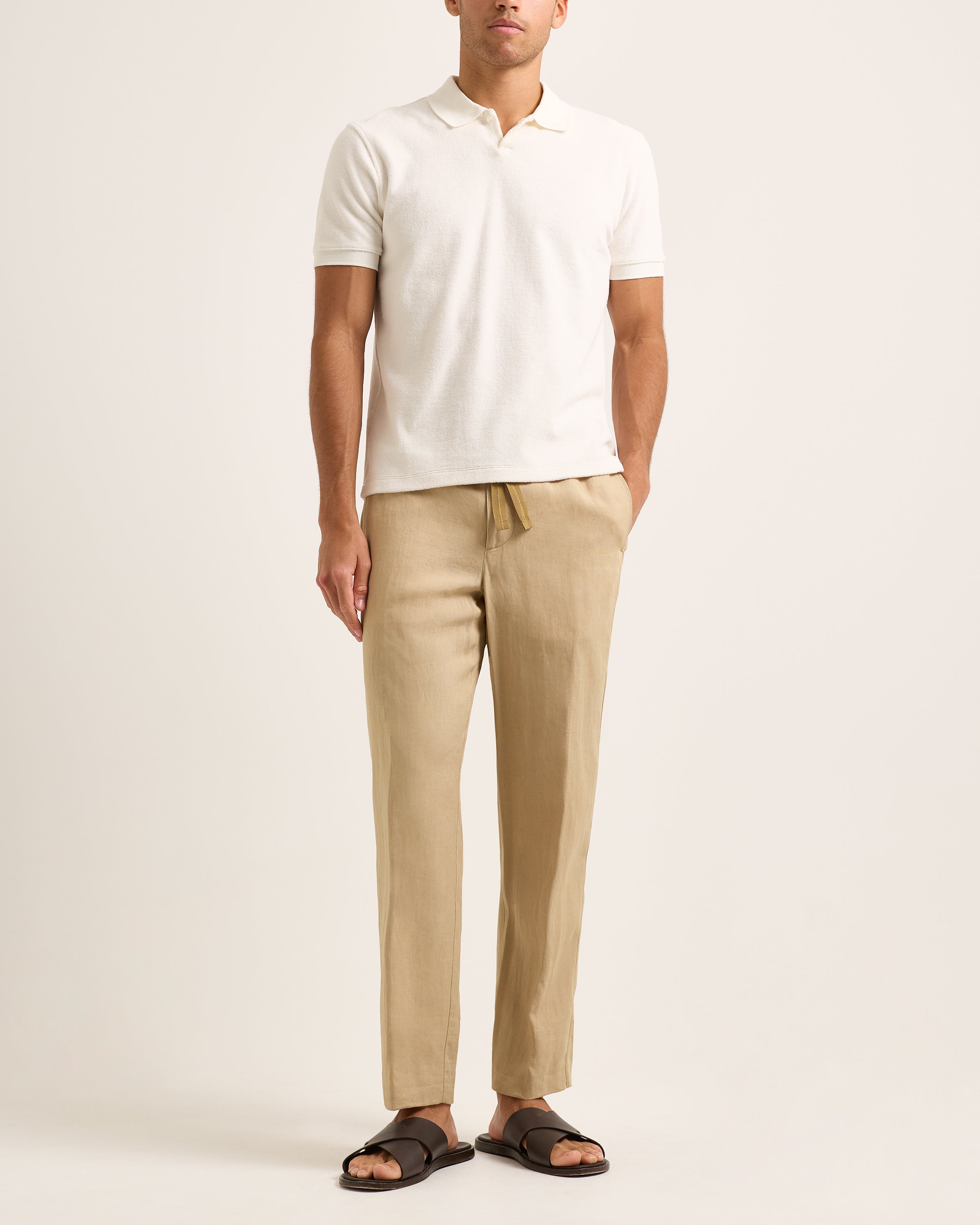 Orlebar Brown | Classic Fit Short Sleeve Mid Weight Towelling Polo
