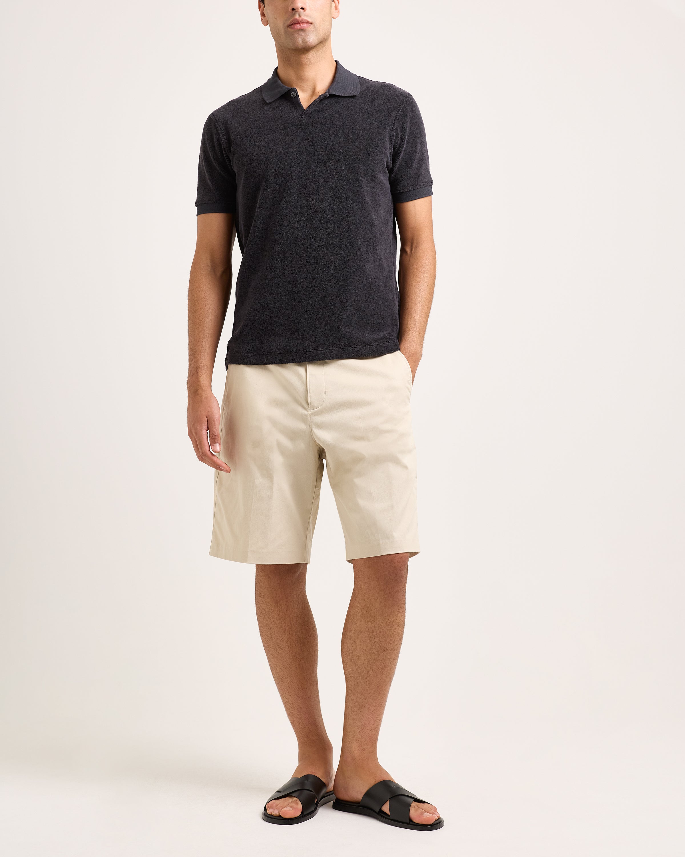 Orlebar Brown | Classic Fit Short Sleeve Mid Weight Towelling Polo