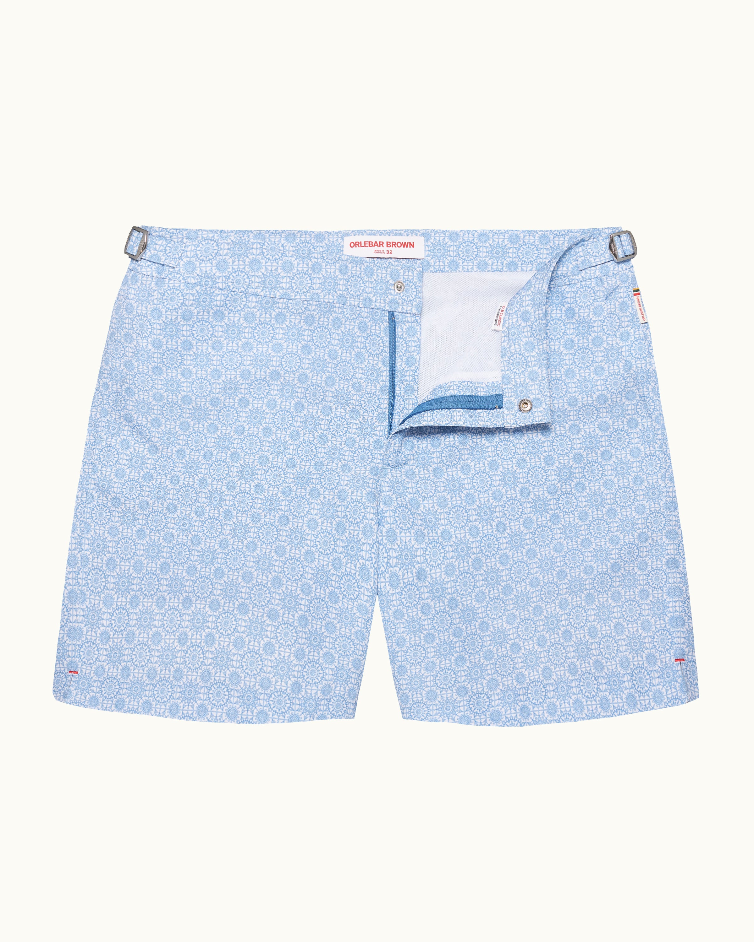 Men's Blue Printed Swim Shorts | Alchemy-Inspired Design – ORLEBAR