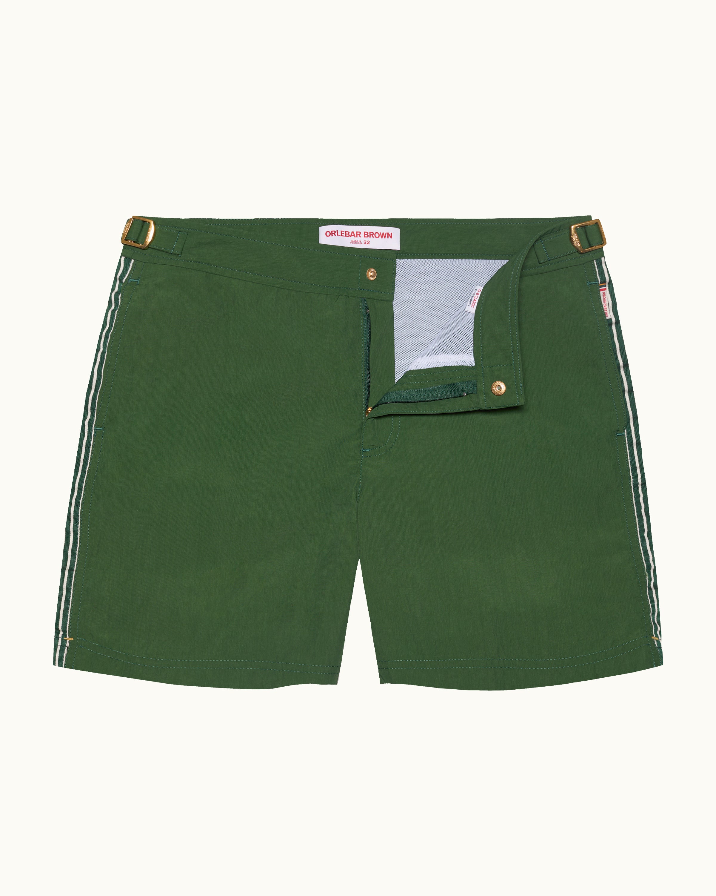 Orlebar Brown | Mid-Length Swim Shorts In Tarragon Green – ORLEBAR