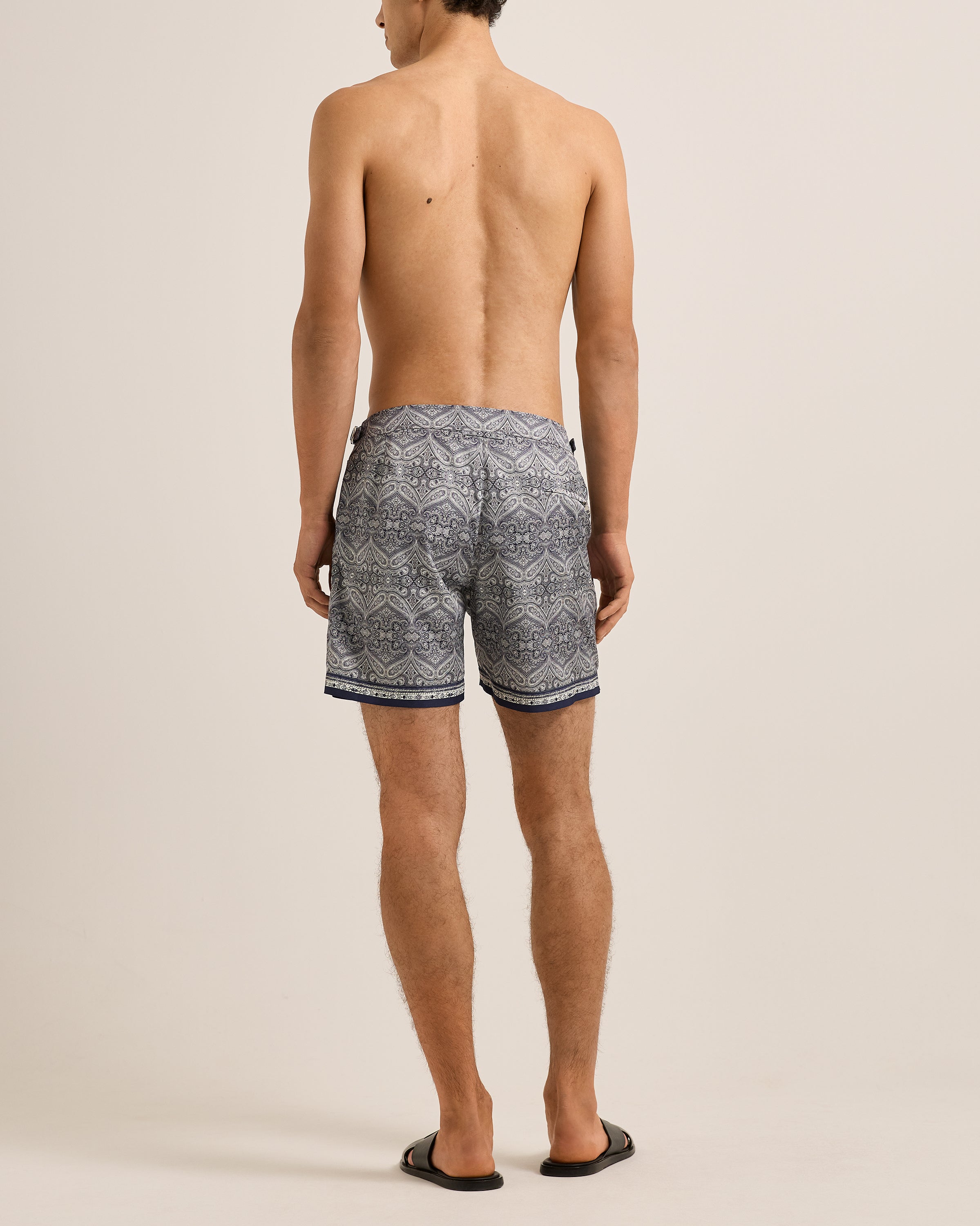 Mens Designer Blue Print Swim Shorts | Orlebar Brown – ORLEBAR BROWN