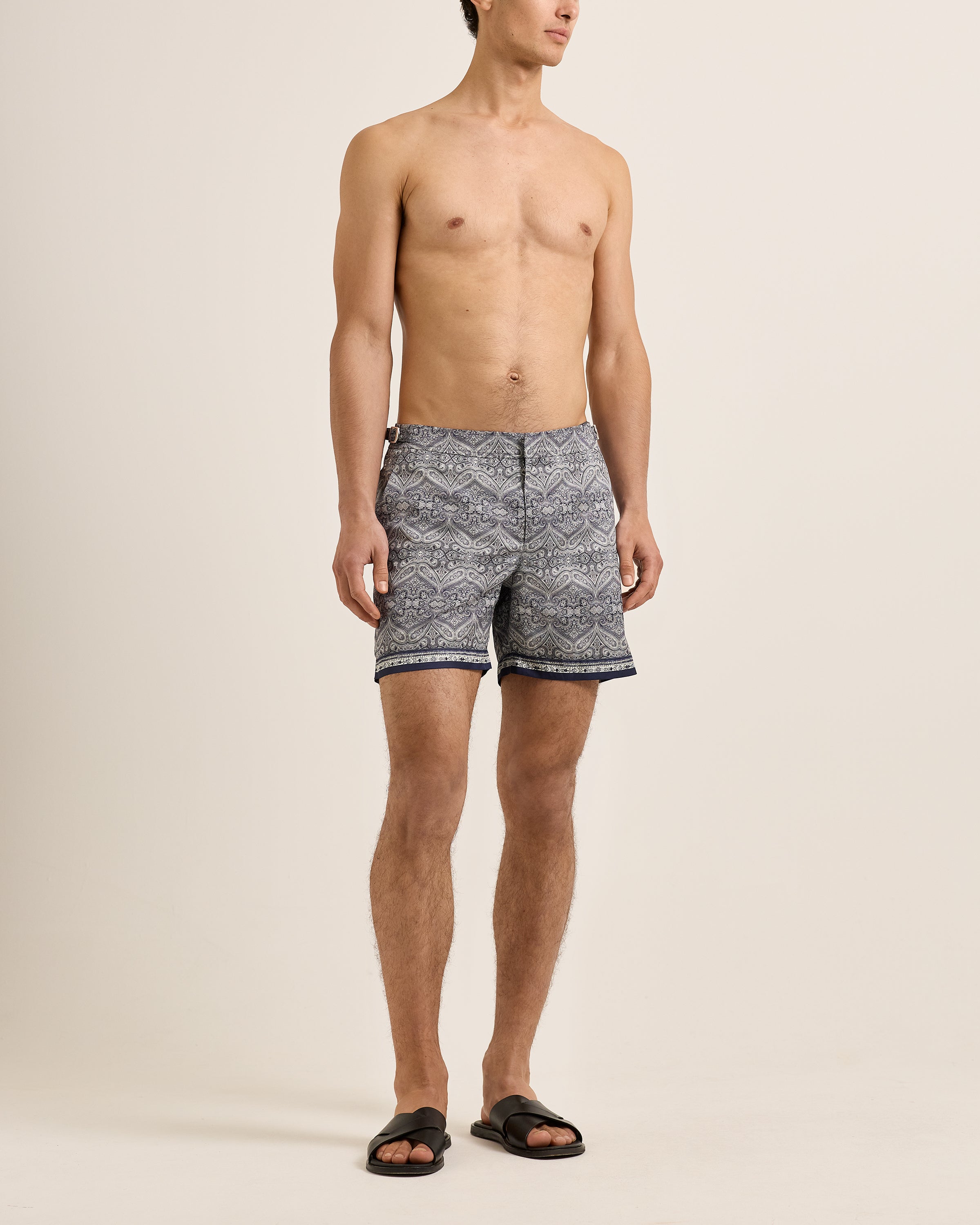Mens Designer Blue Print Swim Shorts | Orlebar Brown – ORLEBAR BROWN