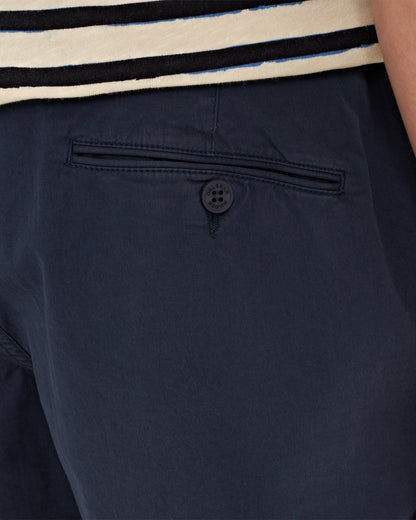 Bulldog Cotton Twill - Mens Navy Mid-Length Shorts Detail 2 View
