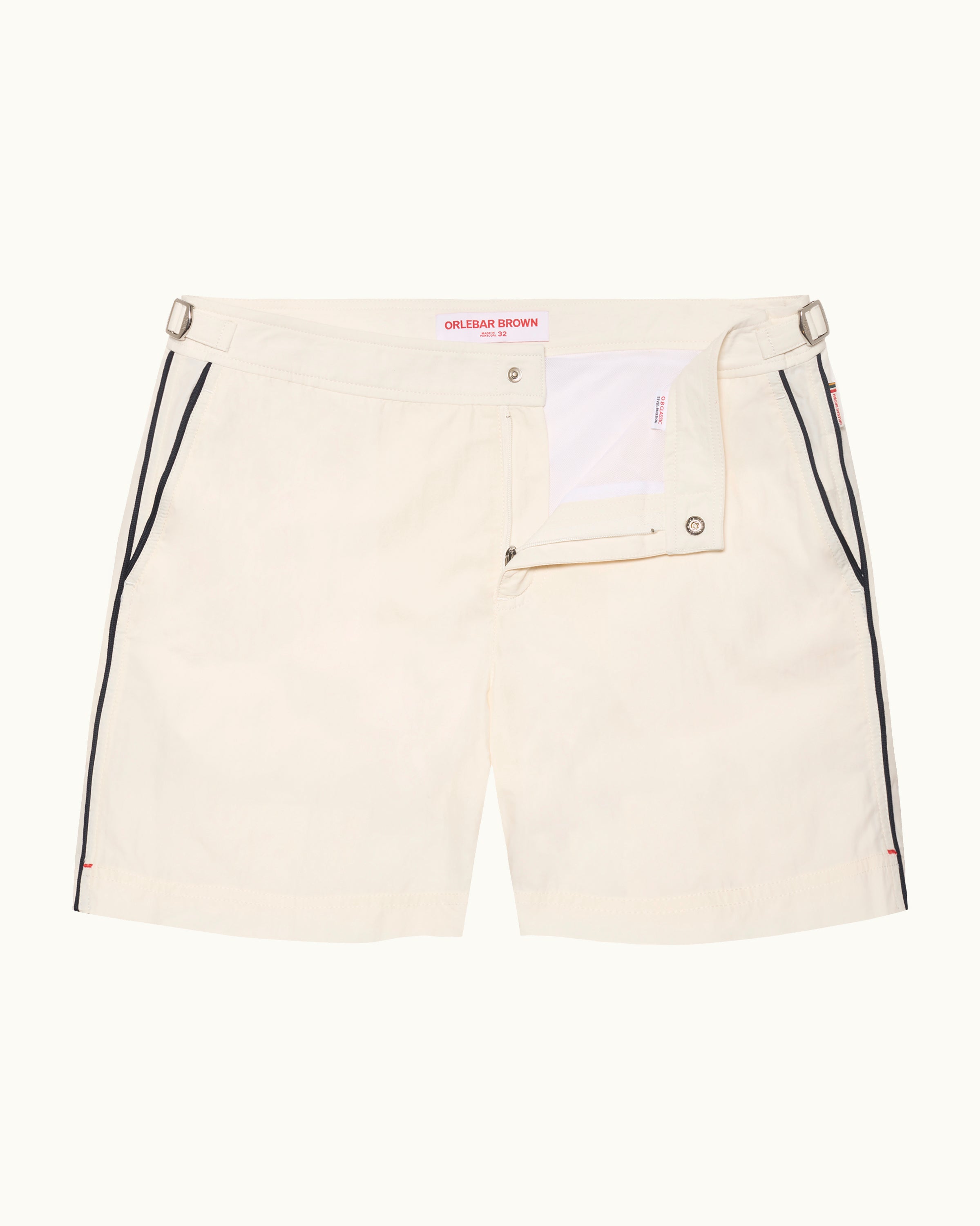 Orlebar Brown | Mid-Length Swim Shorts With Contrast Seam Piping