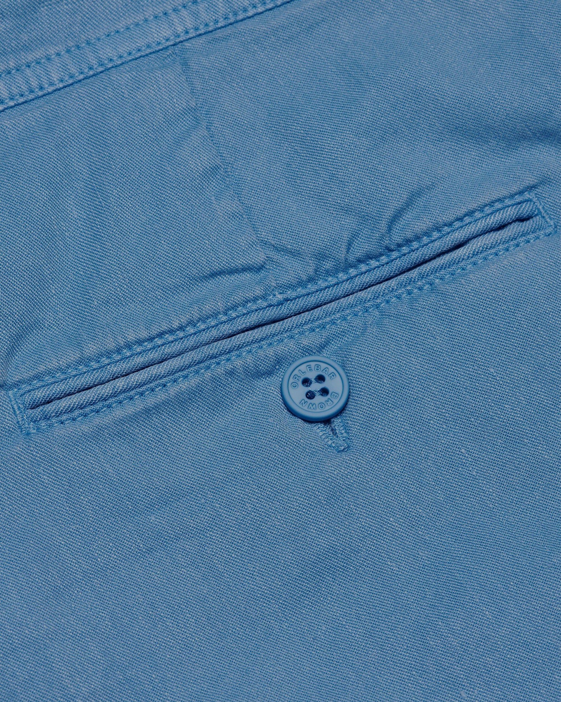 Bulldog Cotton - Mens Tidal Mid-Length Garment-Dye Shorts Detail View