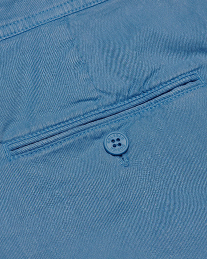 Bulldog Cotton - Mens Tidal Mid-Length Garment-Dye Shorts Detail View