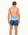 Bulldog - Mens Roc Pool Mid-Length Swim Shorts Back Model View