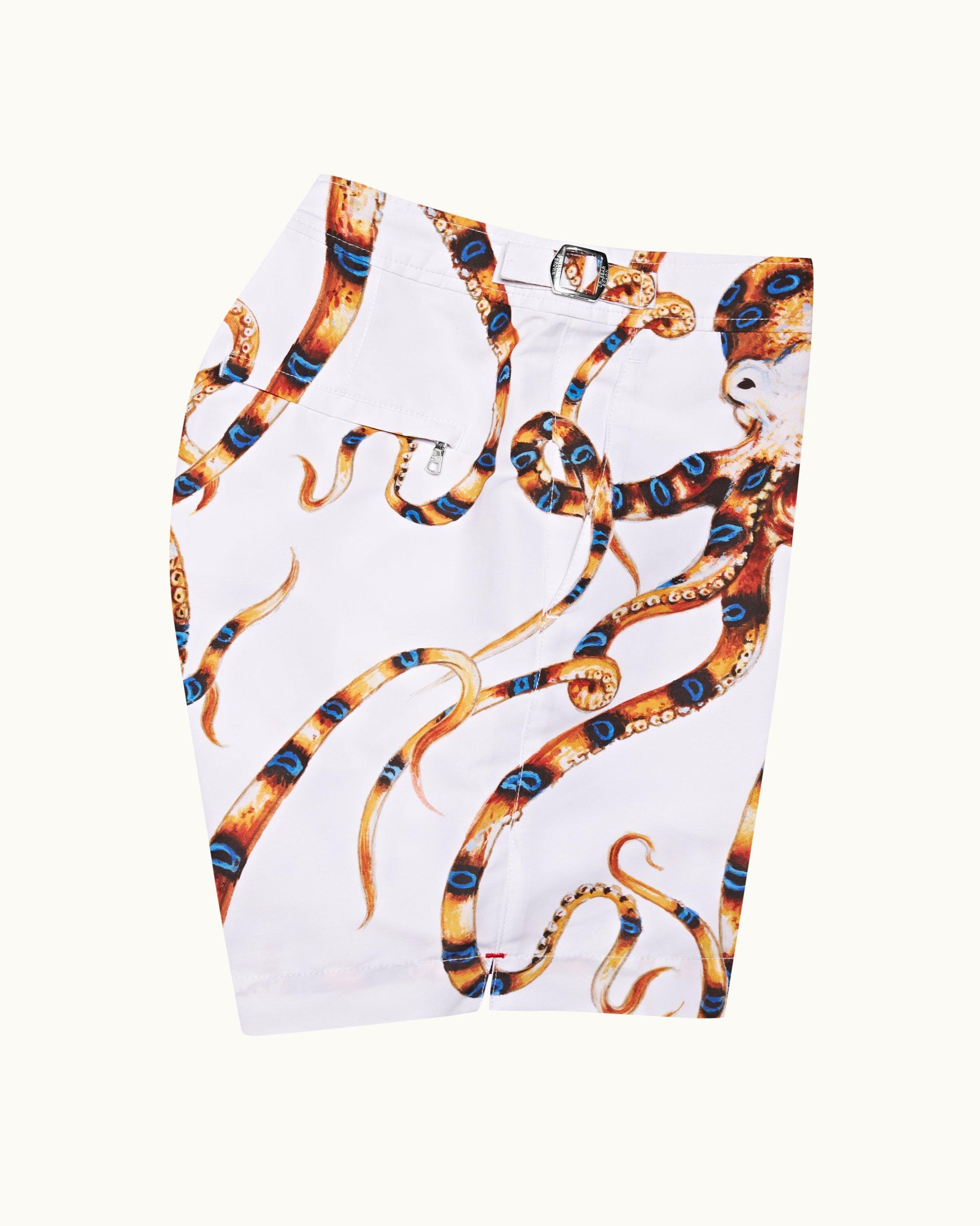 Orlebar Brown Shorts de baño de largo medio con estampado